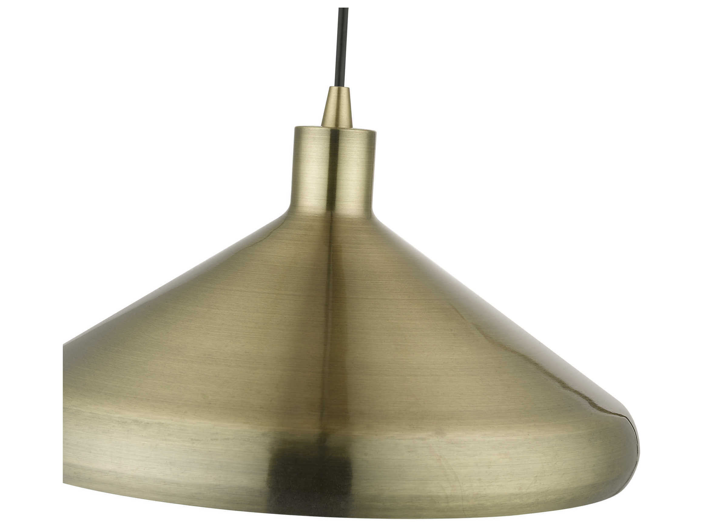 Livex Lighting Geneva 1-Light Antique Brass Pendant