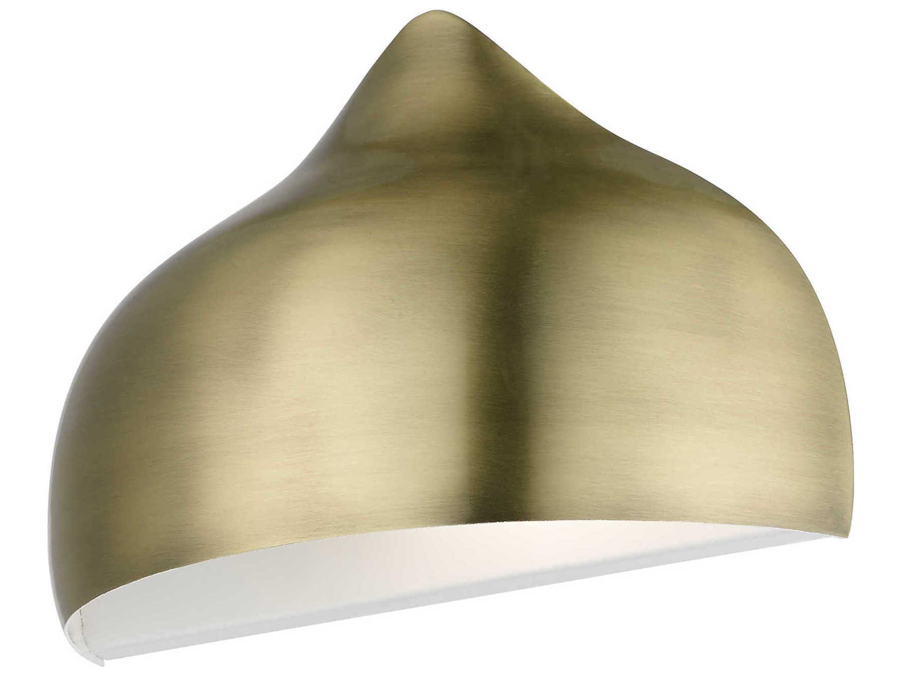 Livex Lighting Amador 1-Light Antique Brass Wall Sconce