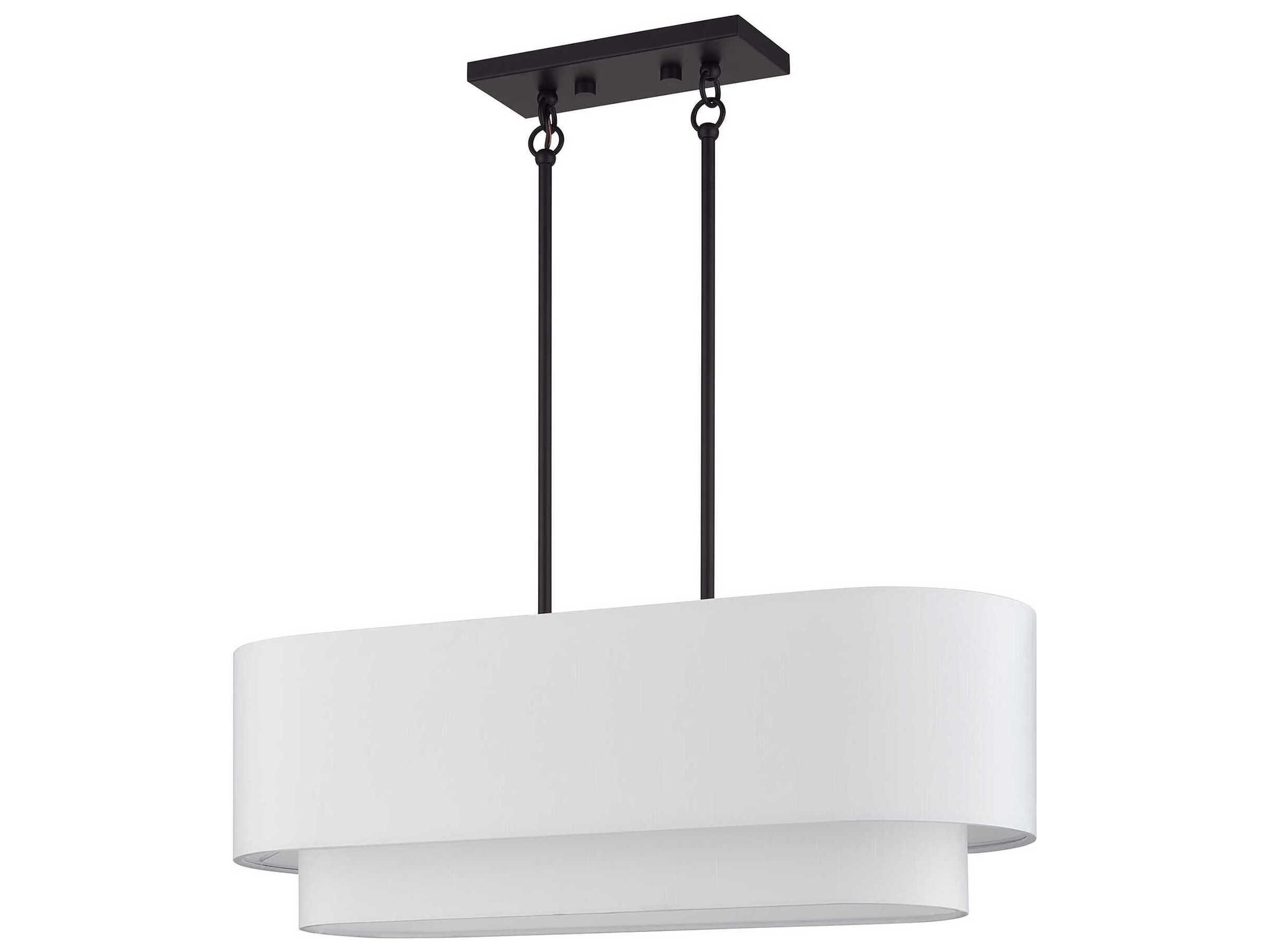 Livex Lighting Manorwood 3-Light Bronze Island Pendant