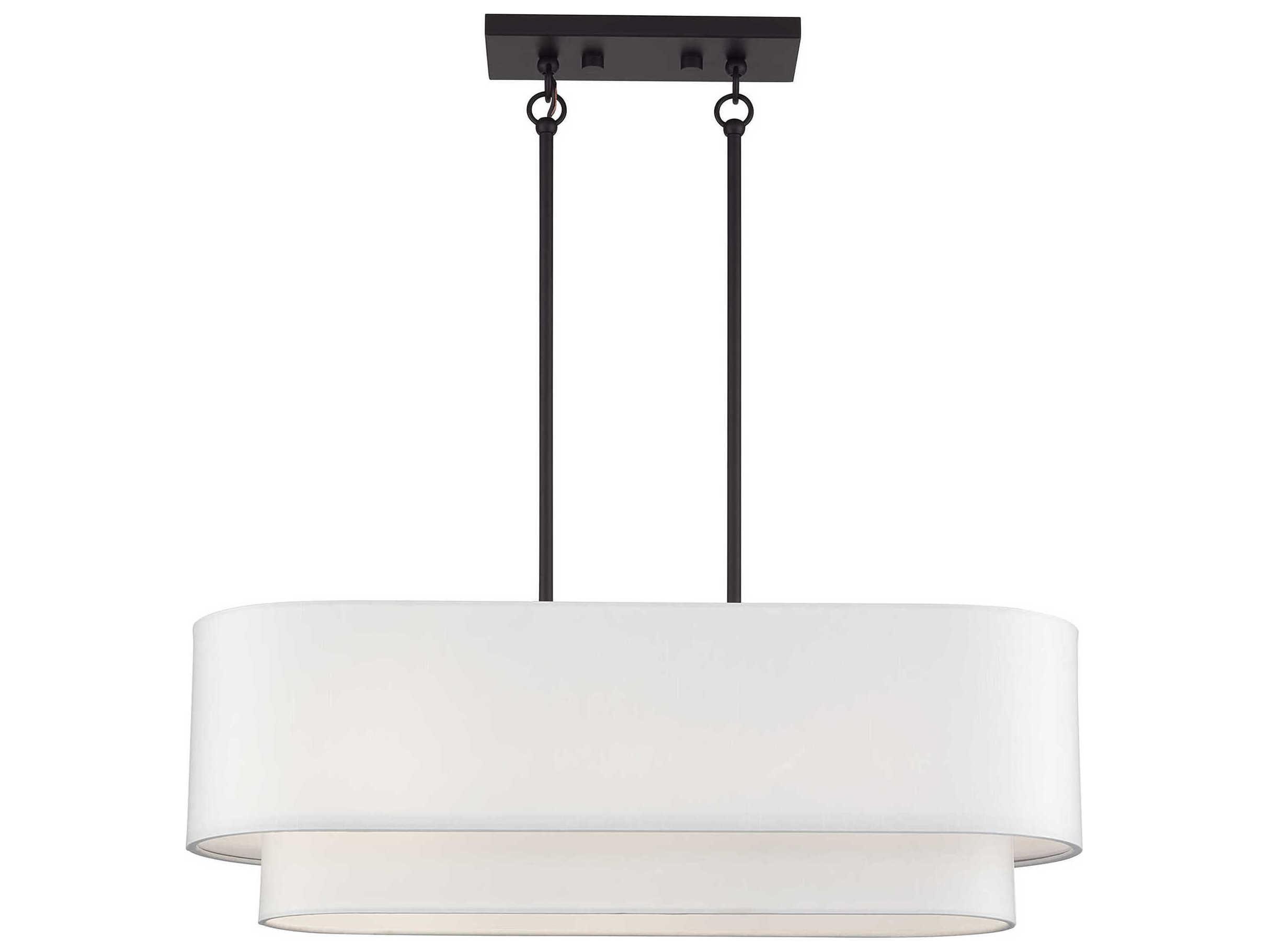 Livex Lighting Manorwood 3-Light Bronze Island Pendant