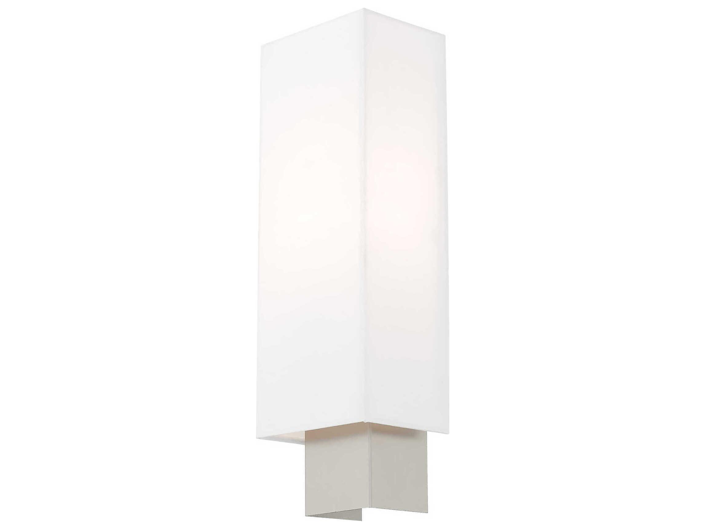 Livex Lighting Meridian 1-Light Brushed Nickel Wall Sconce