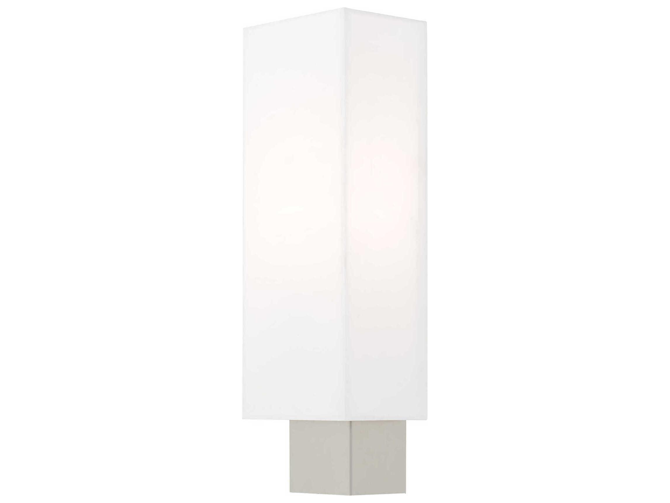 Livex Lighting Meridian 1-Light Brushed Nickel Wall Sconce
