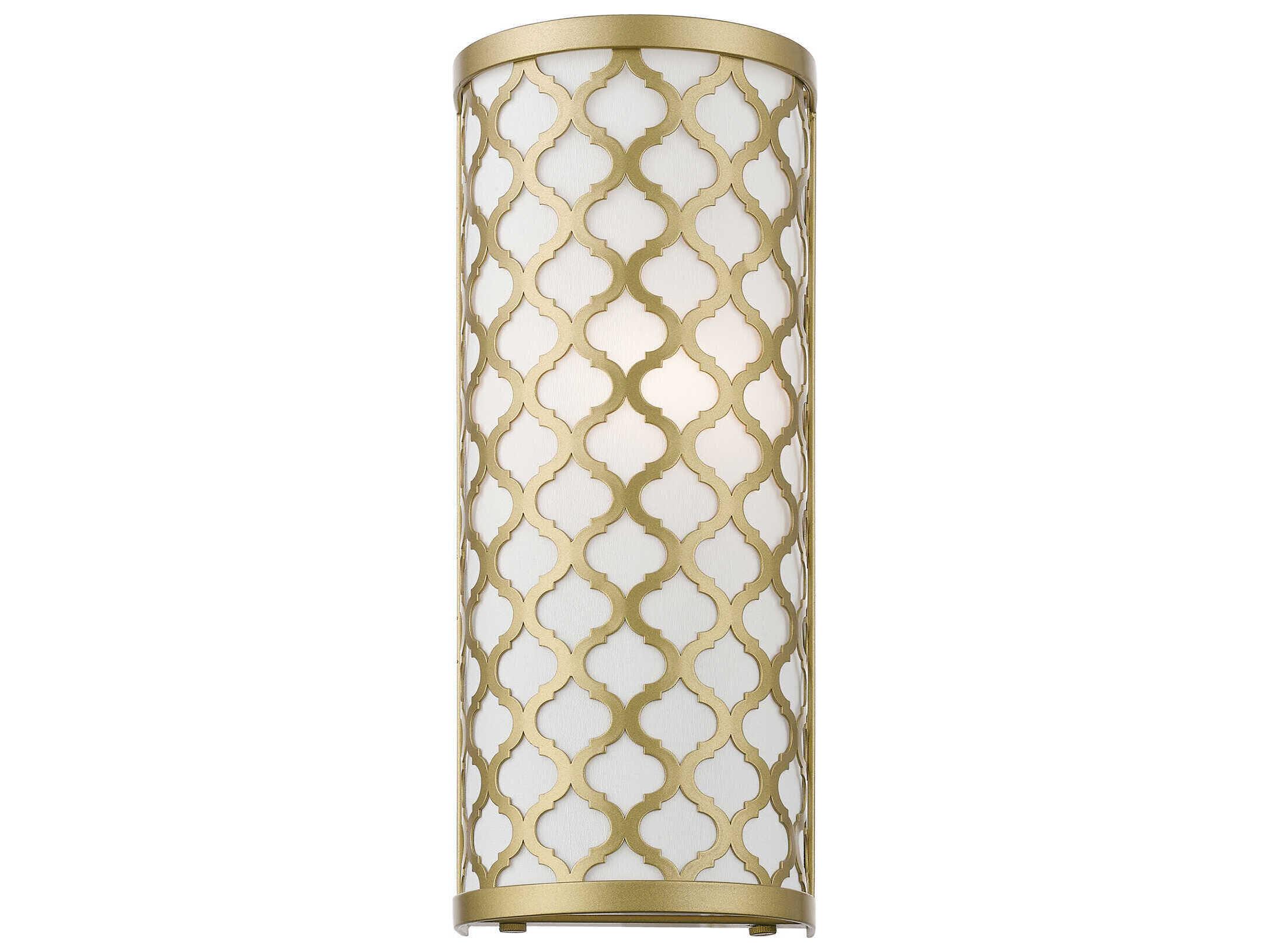Livex Lighting Arabesque 1-Light Soft Gold Wall Sconce