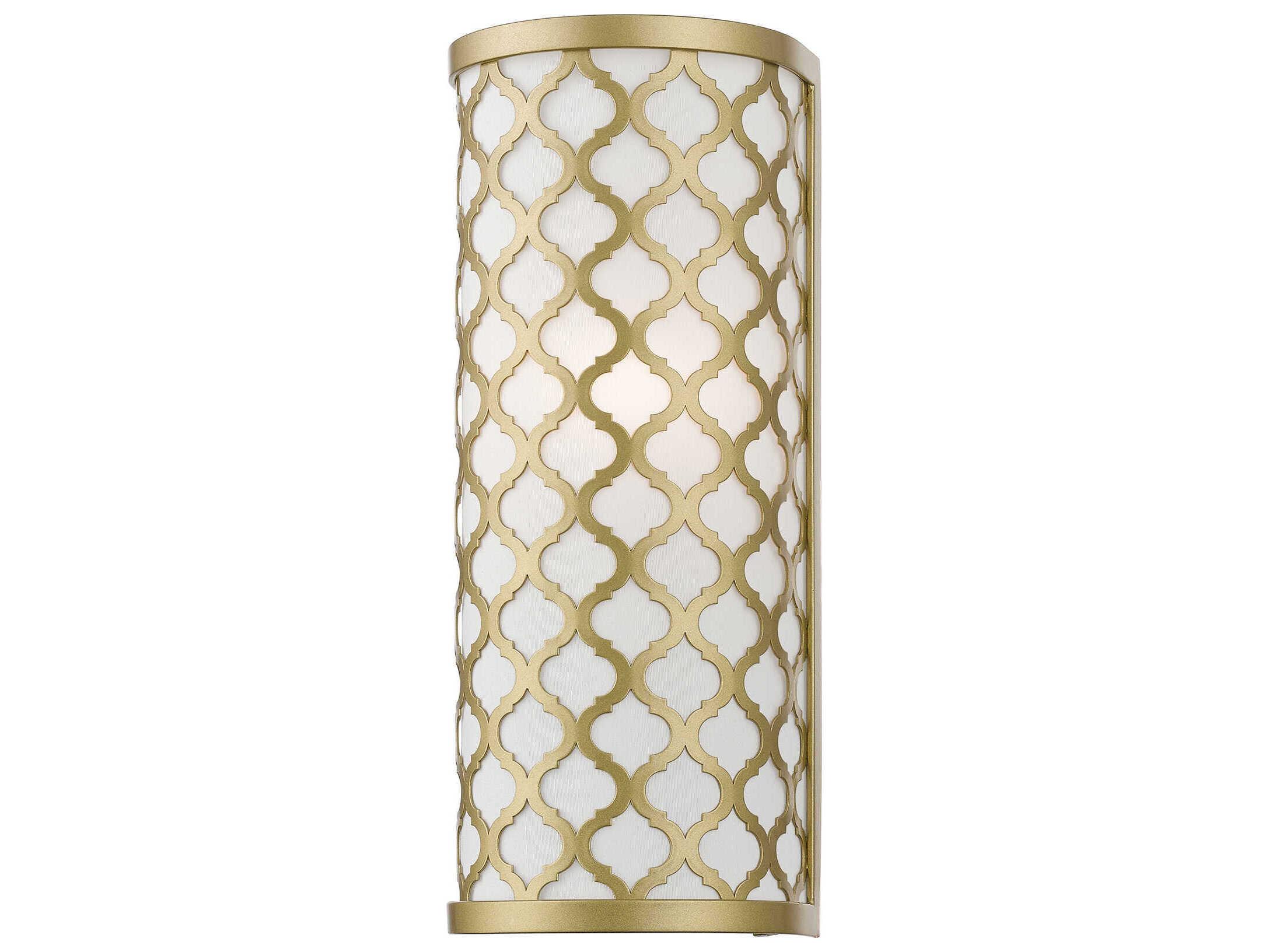 Livex Lighting Arabesque 1-Light Soft Gold Wall Sconce