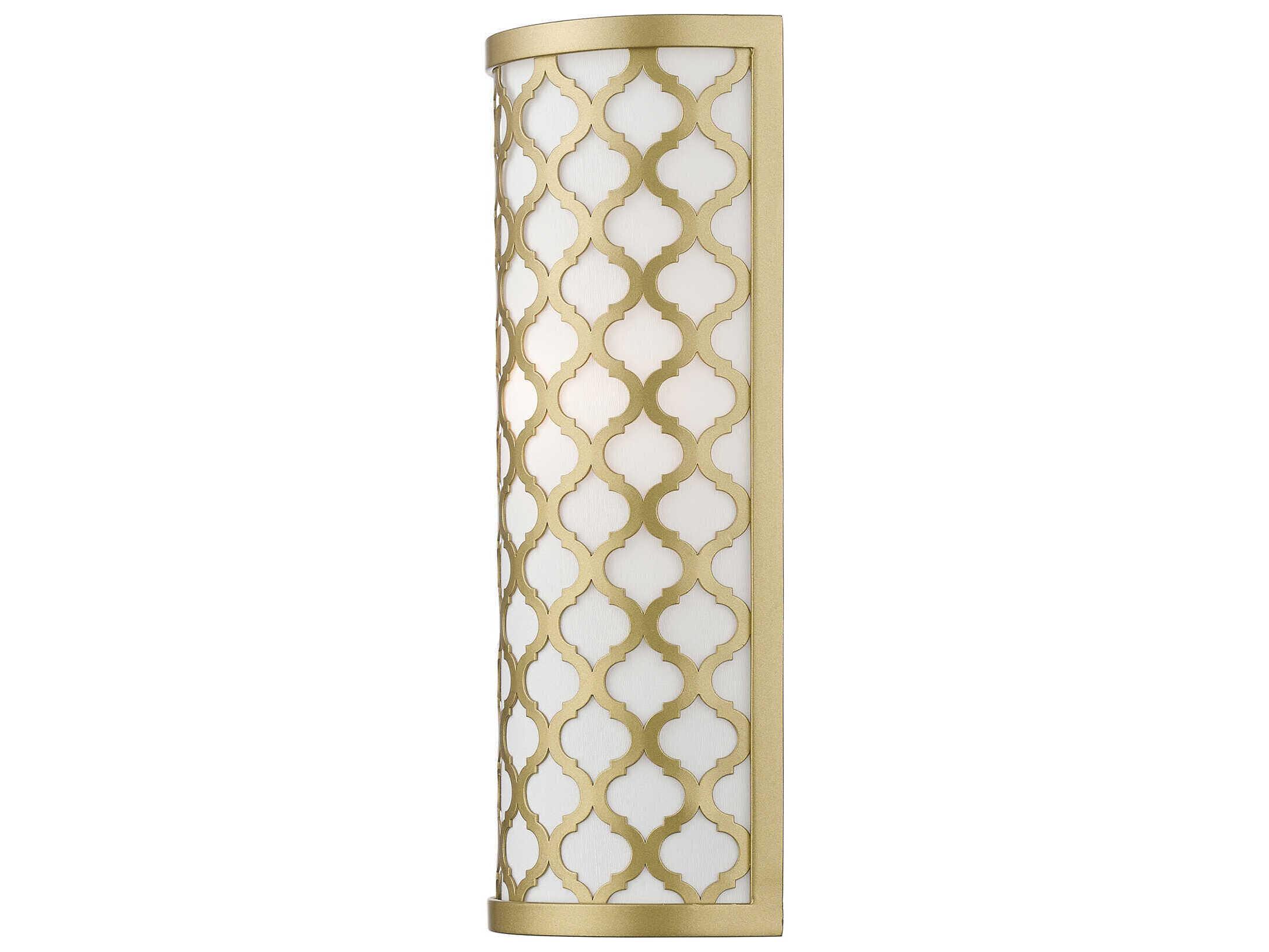 Livex Lighting Arabesque 1-Light Soft Gold Wall Sconce