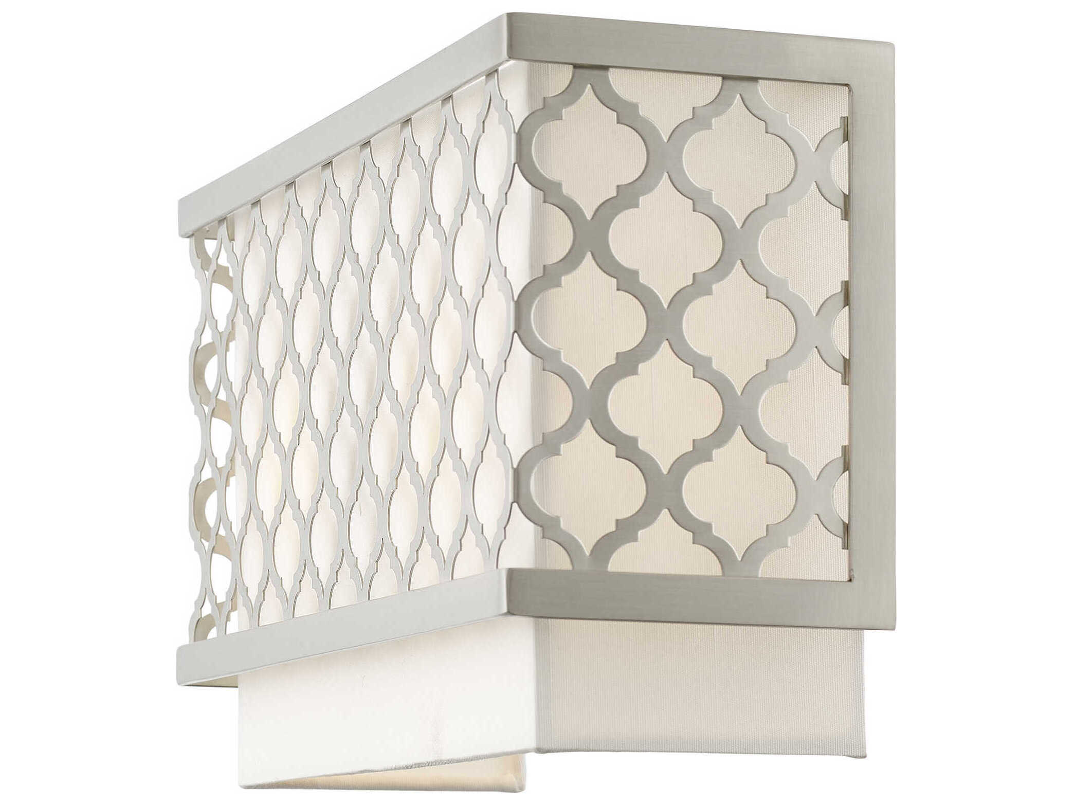 Livex Lighting Arabesque 2-Light Brushed Nickel Wall Sconce