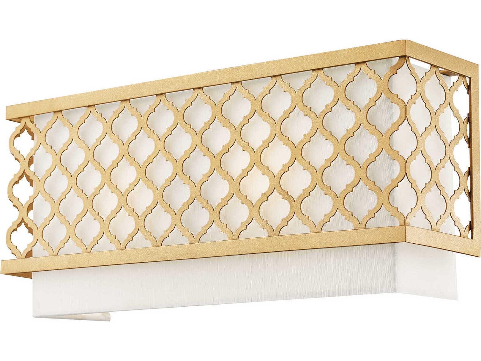 Livex Lighting Arabesque 2-Light Soft Gold Wall Sconce