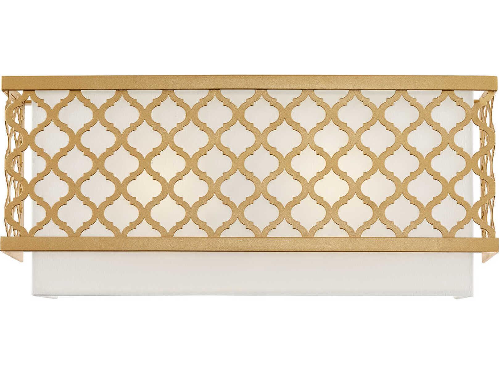 Livex Lighting Arabesque 2-Light Soft Gold Wall Sconce