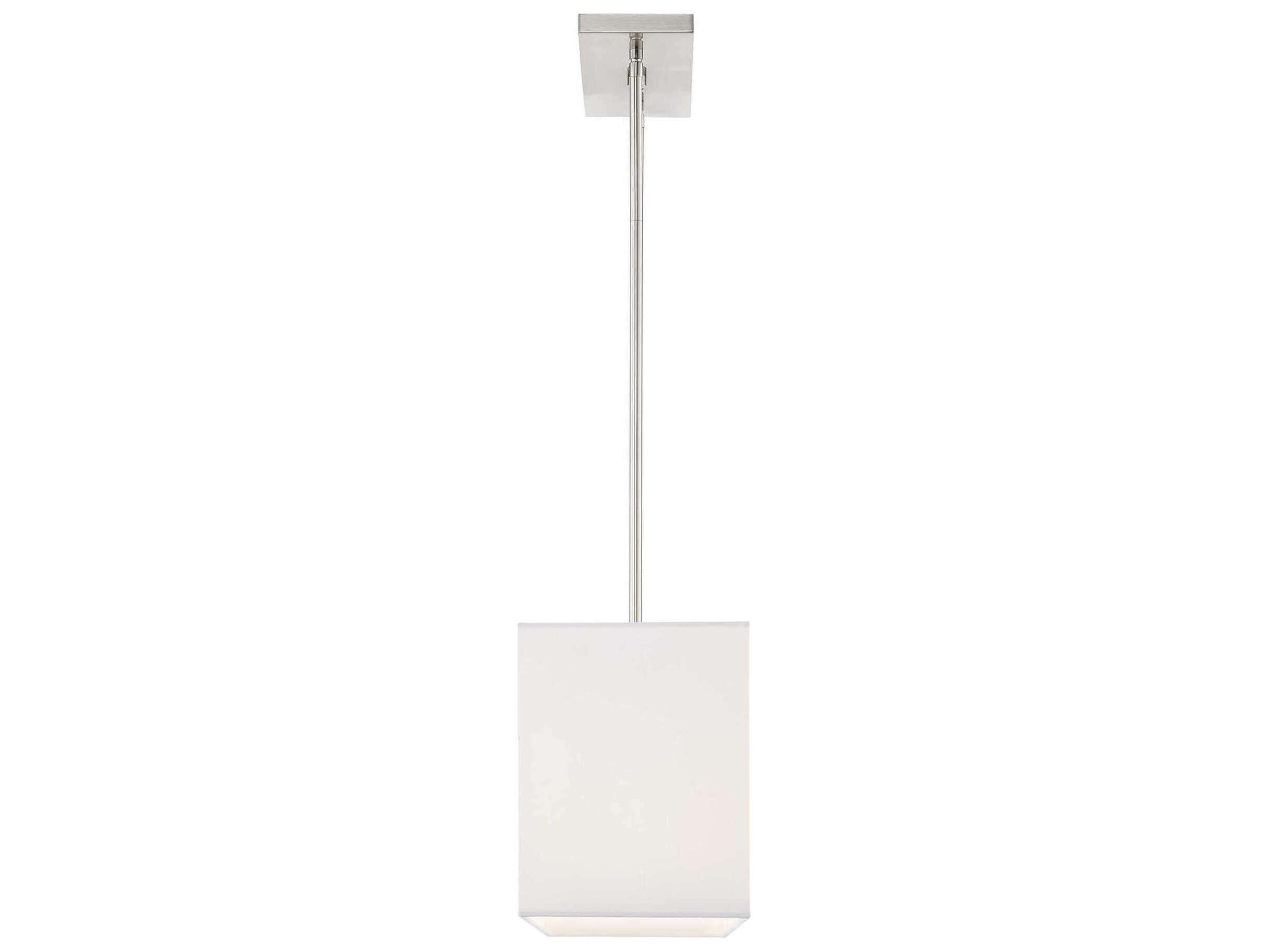 Livex Lighting Summit 3-Light Brushed Nickel Geometric Island Pendant