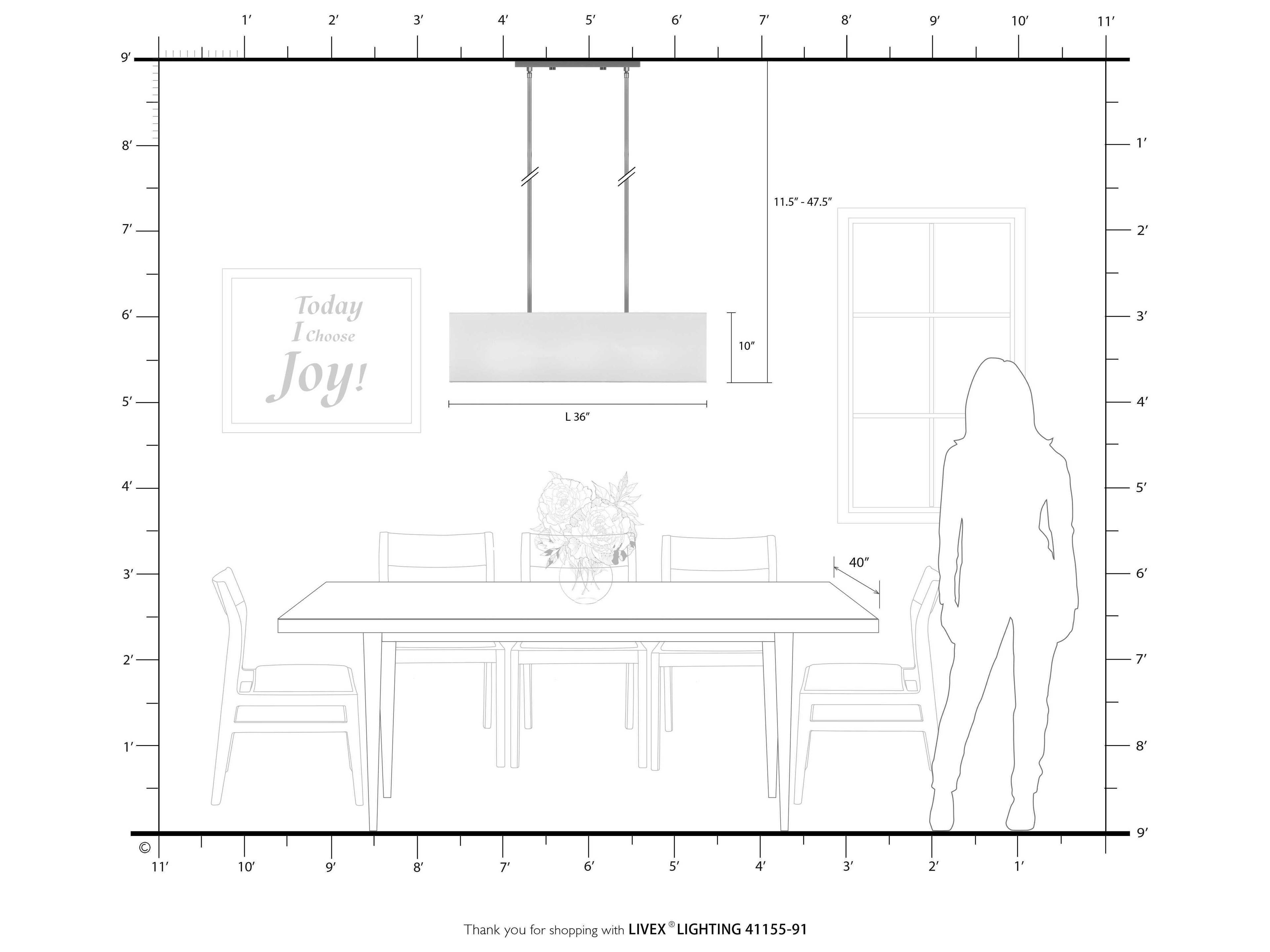 Livex Lighting Summit 4-Light Brushed Nickel White Geometric Island Pendant