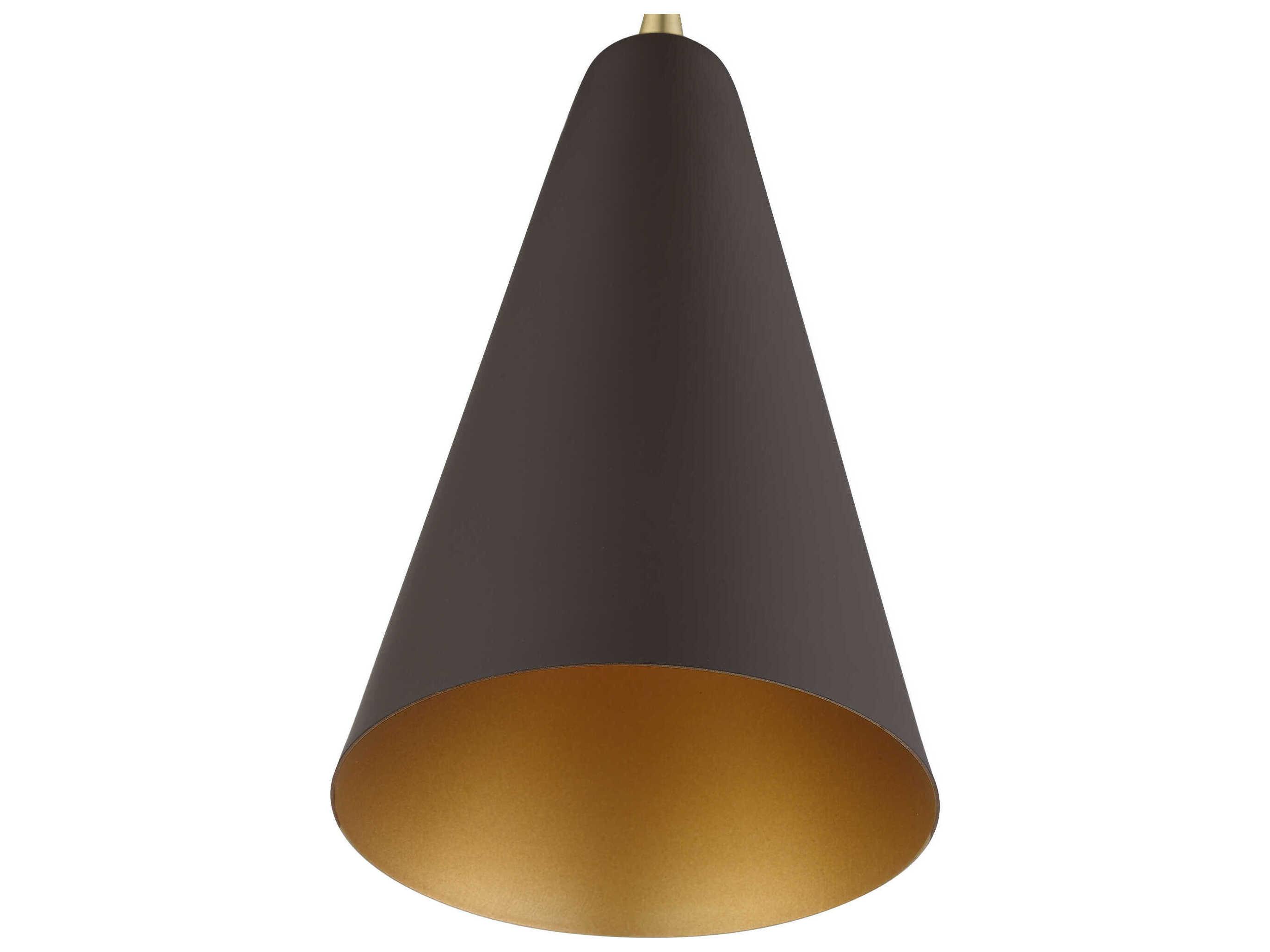 Livex Lighting Dulce 1-Light Bronze Antique Brass Mini Pendant