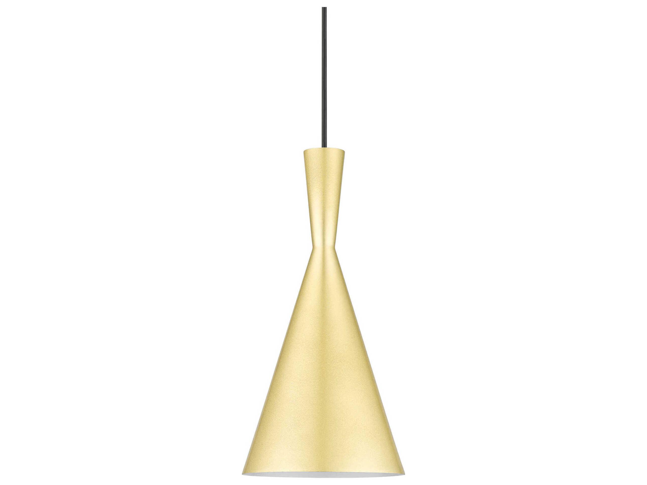 Livex Lighting Waldorf 1-Light Soft Gold Polished Brass Mini Pendant