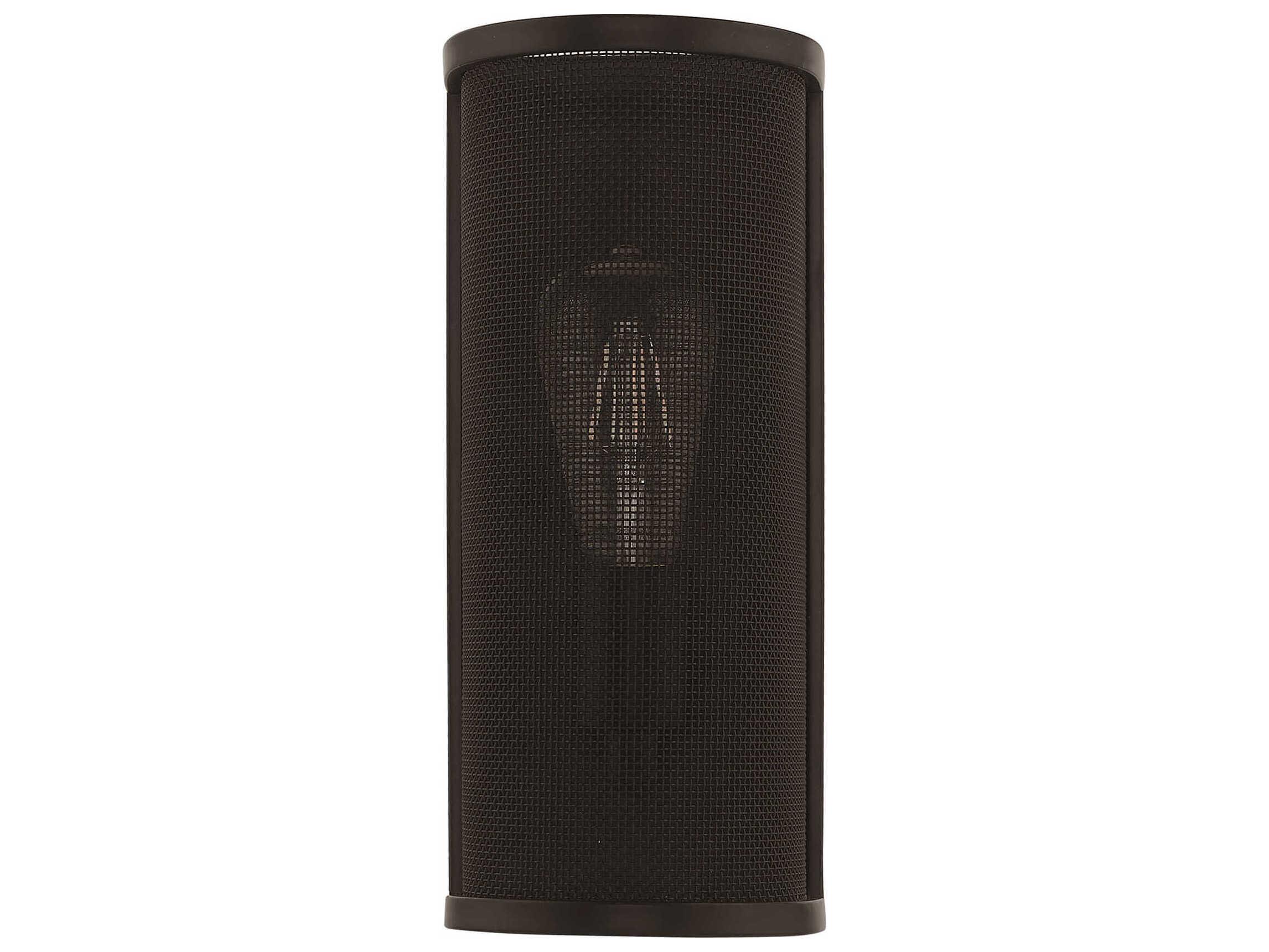 Livex Lighting Braddock 1-Light Bronze Black Wall Sconce