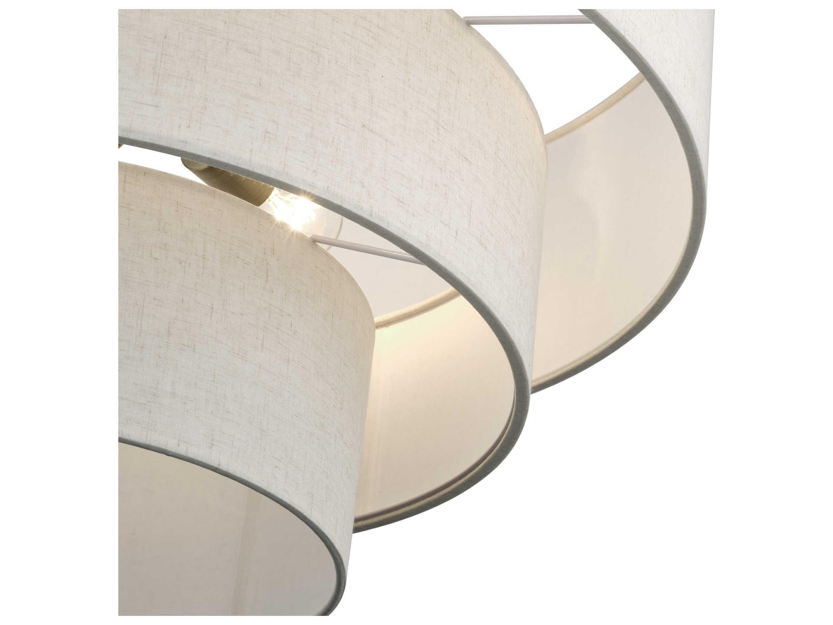 Livex Lighting Manorwood 5-Light Antique Brass Drum Tiered Pendant