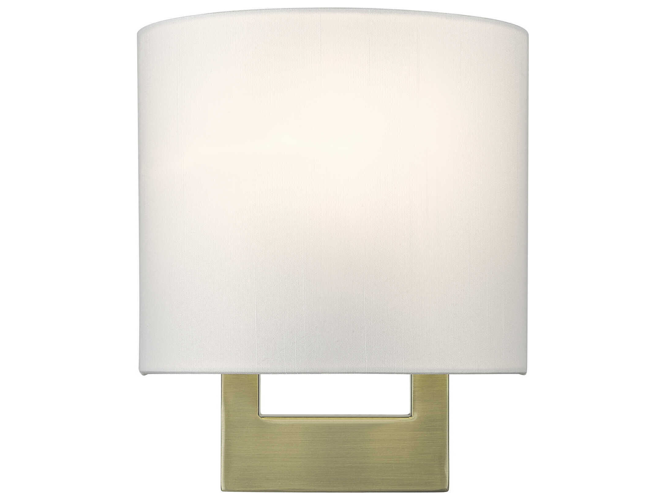 Livex Lighting Petite 1-Light Antique Brass Wall Sconce