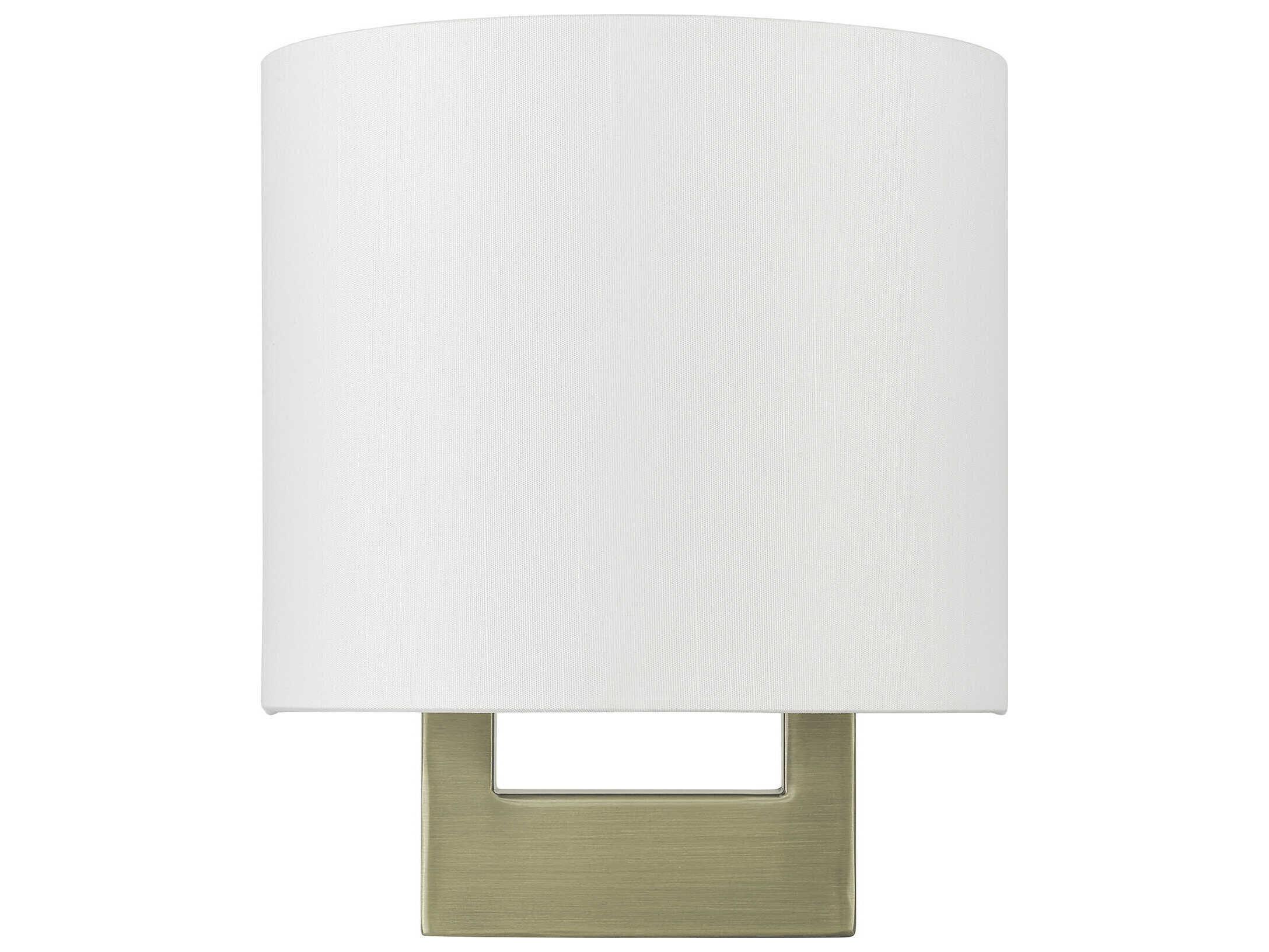 Livex Lighting Petite 1-Light Antique Brass Wall Sconce