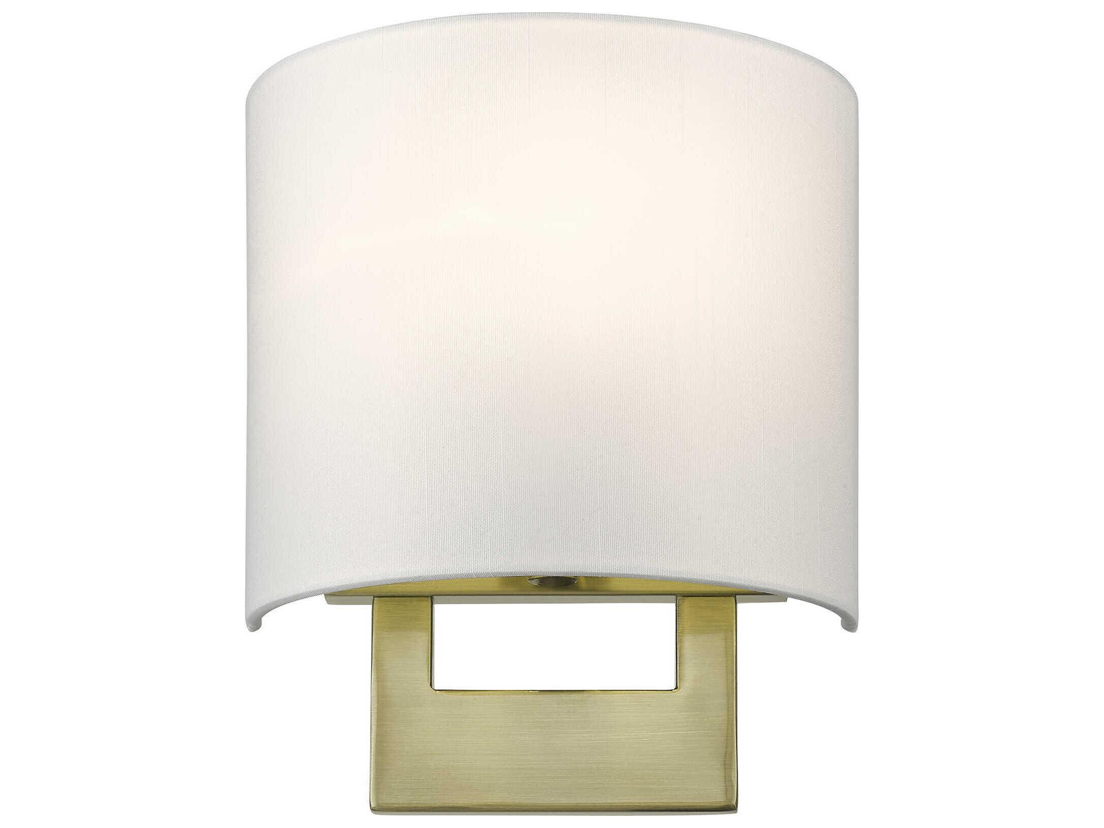 Livex Lighting Petite 1-Light Antique Brass Wall Sconce