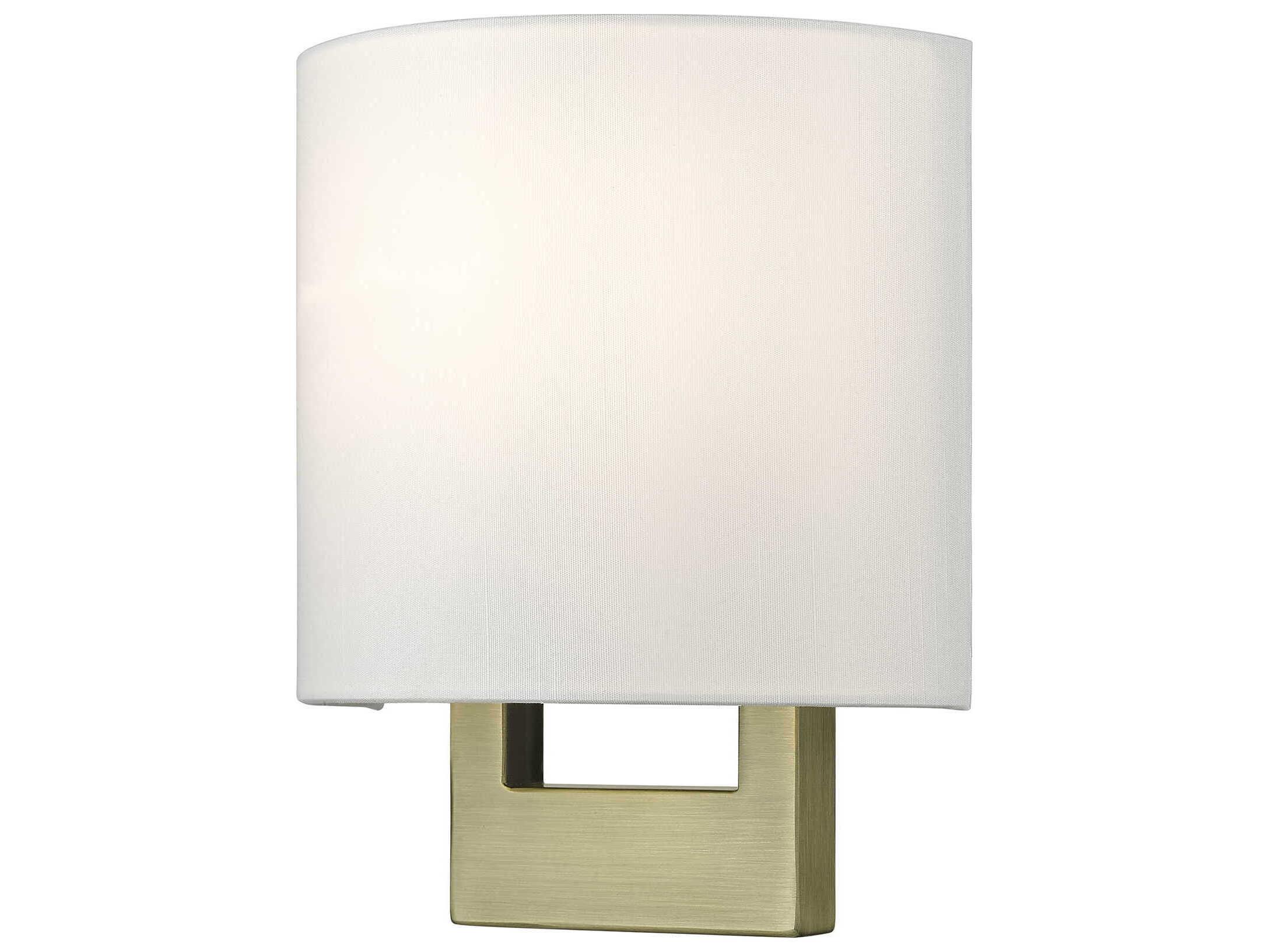 Livex Lighting Petite 1-Light Antique Brass Wall Sconce