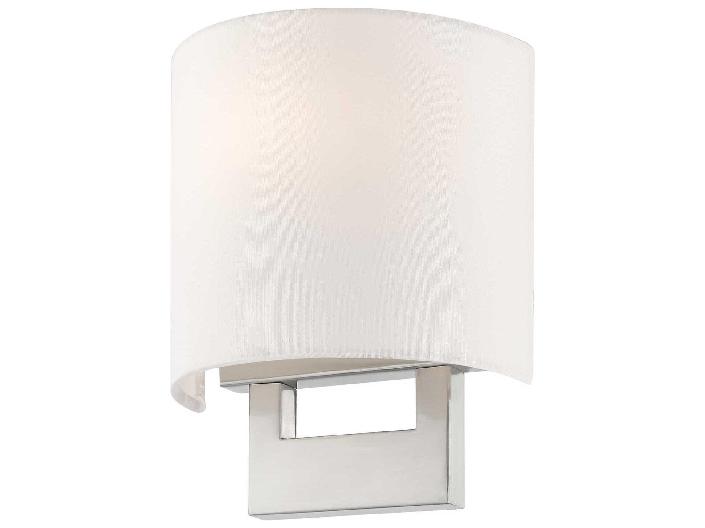 Livex Lighting Hayworth 1-Light Brushed Nickel Wall Sconce