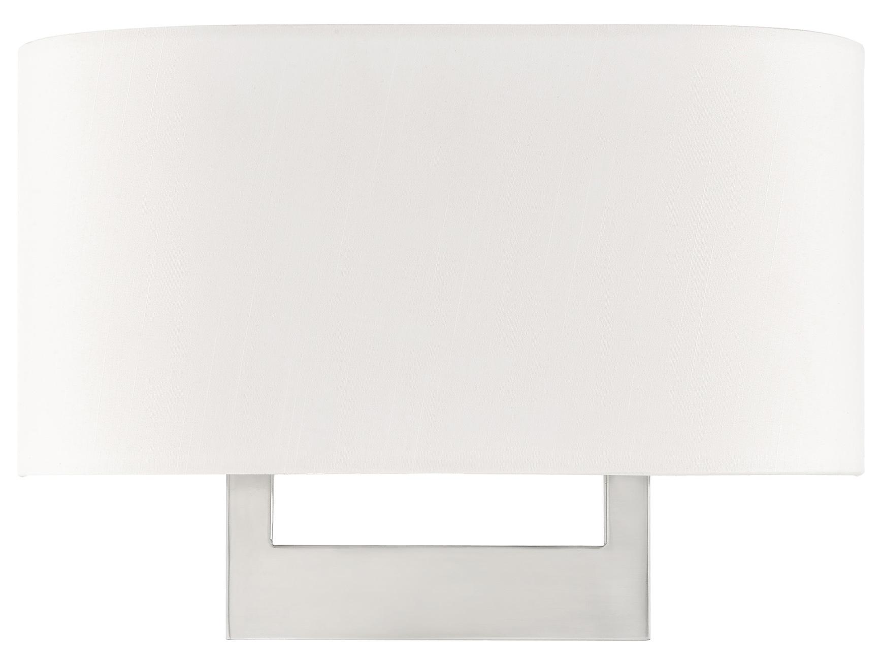 Livex Lighting Hayworth 2-Light Brushed Nickel Wall Sconce