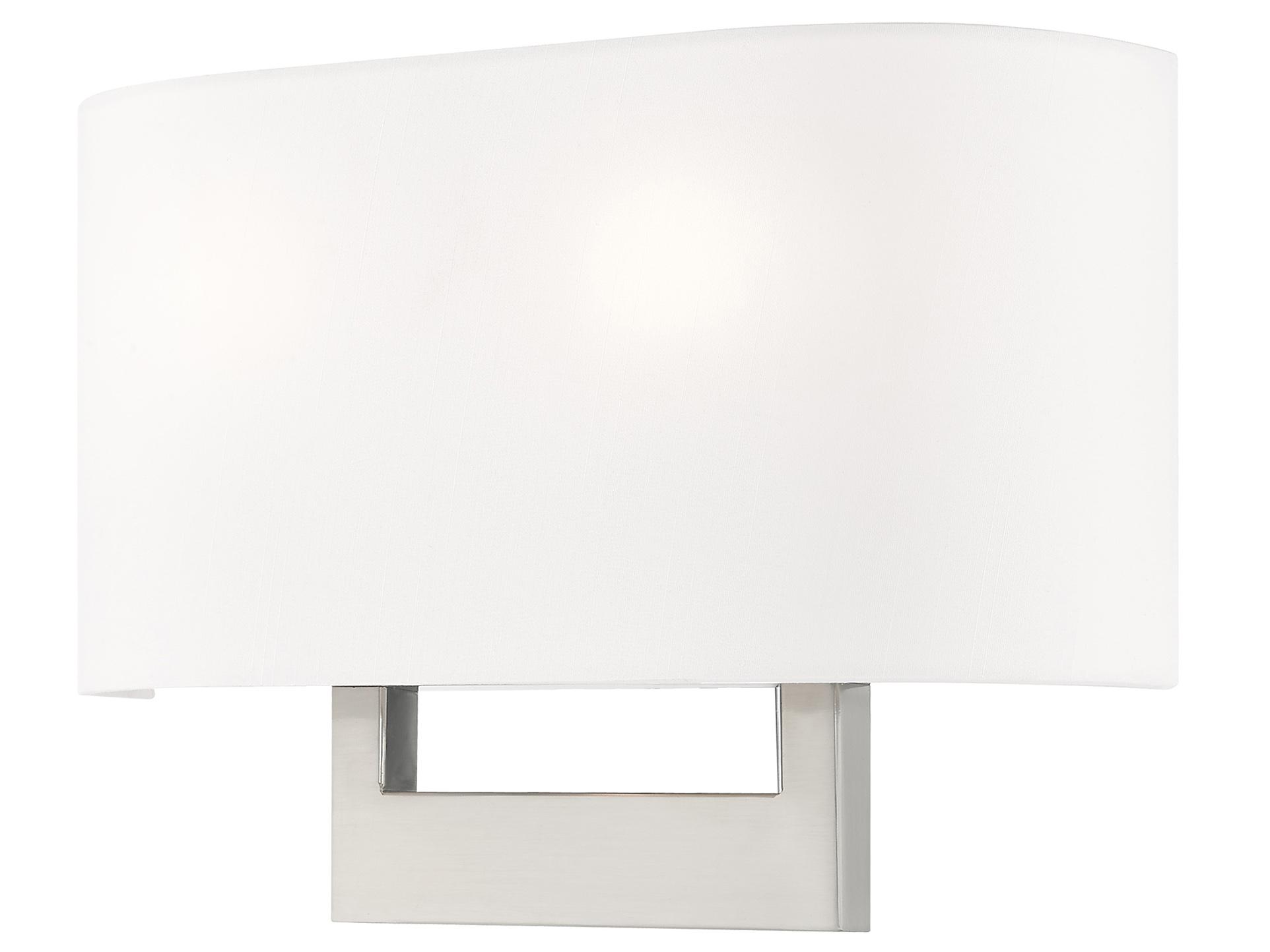 Livex Lighting Hayworth 2-Light Brushed Nickel Wall Sconce