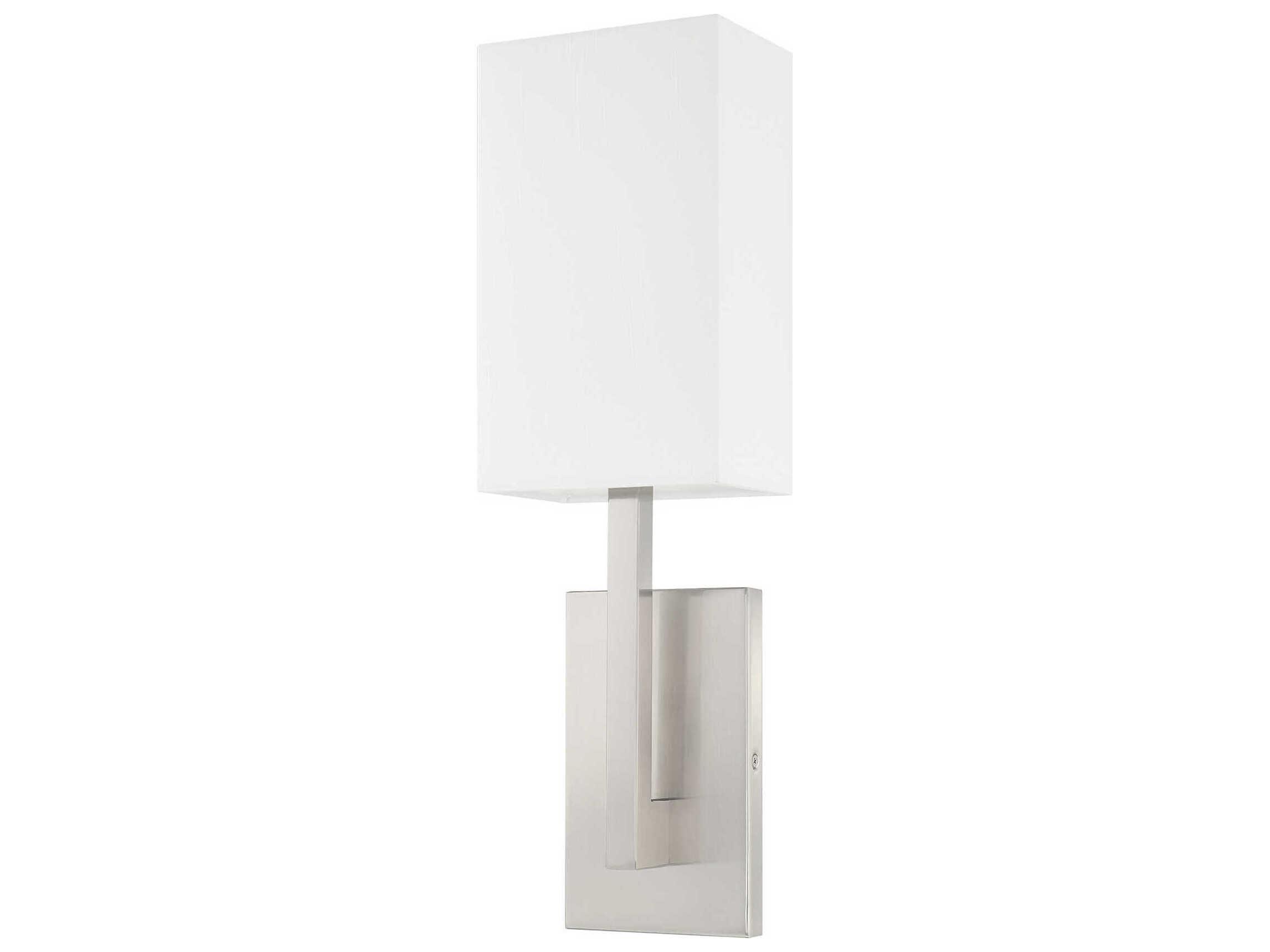 Livex Lighting Hayworth 1-Light Brushed Nickel Wall Sconce