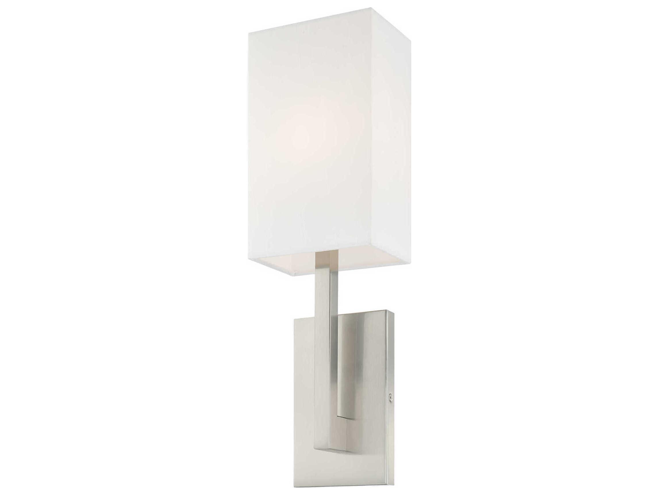 Livex Lighting Hayworth 1-Light Brushed Nickel Wall Sconce