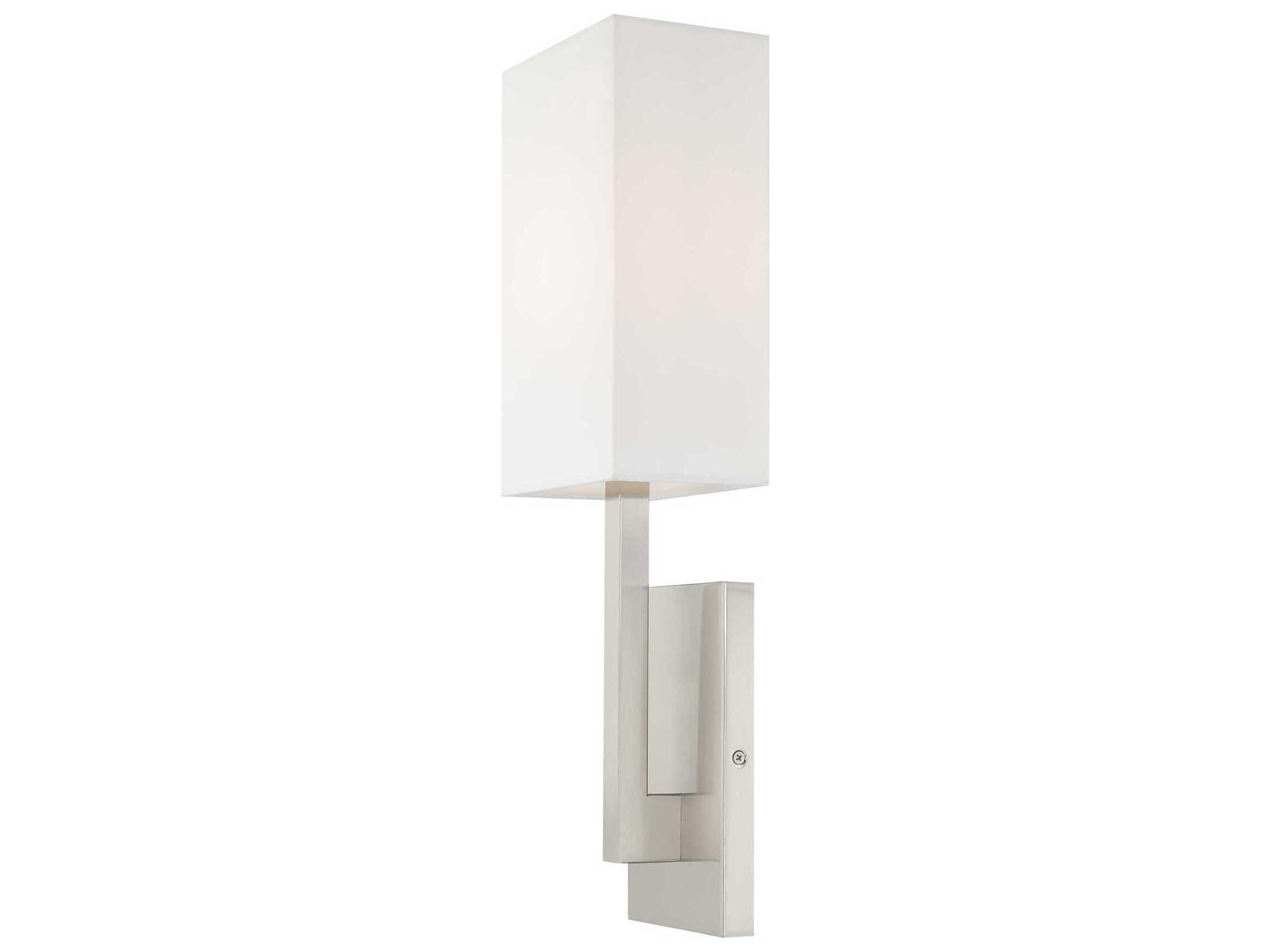 Livex Lighting Hayworth 1-Light Brushed Nickel Wall Sconce