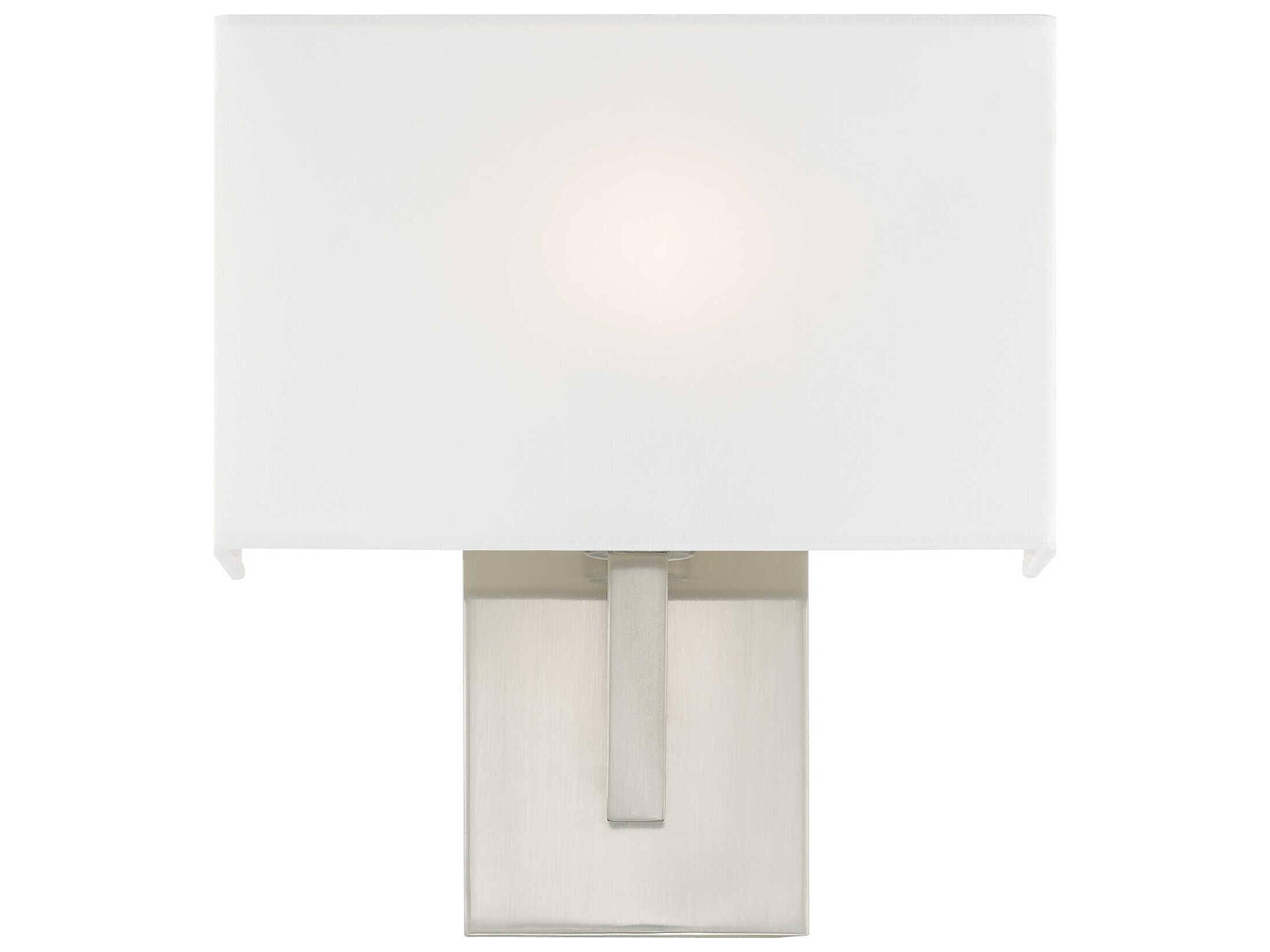 Livex Lighting Hayworth 1-Light Brushed Nickel Wall Sconce