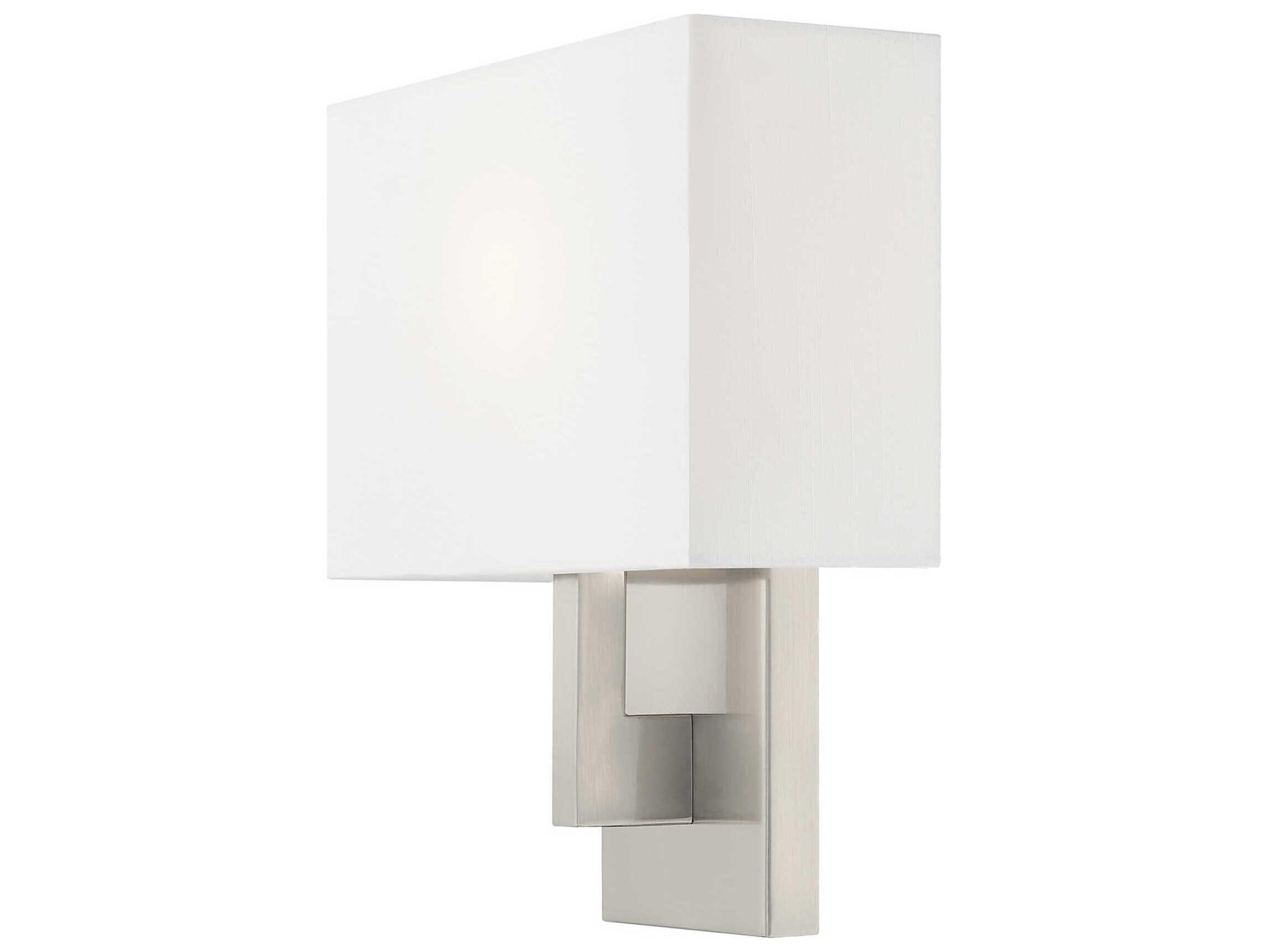 Livex Lighting Hayworth 1-Light Brushed Nickel Wall Sconce