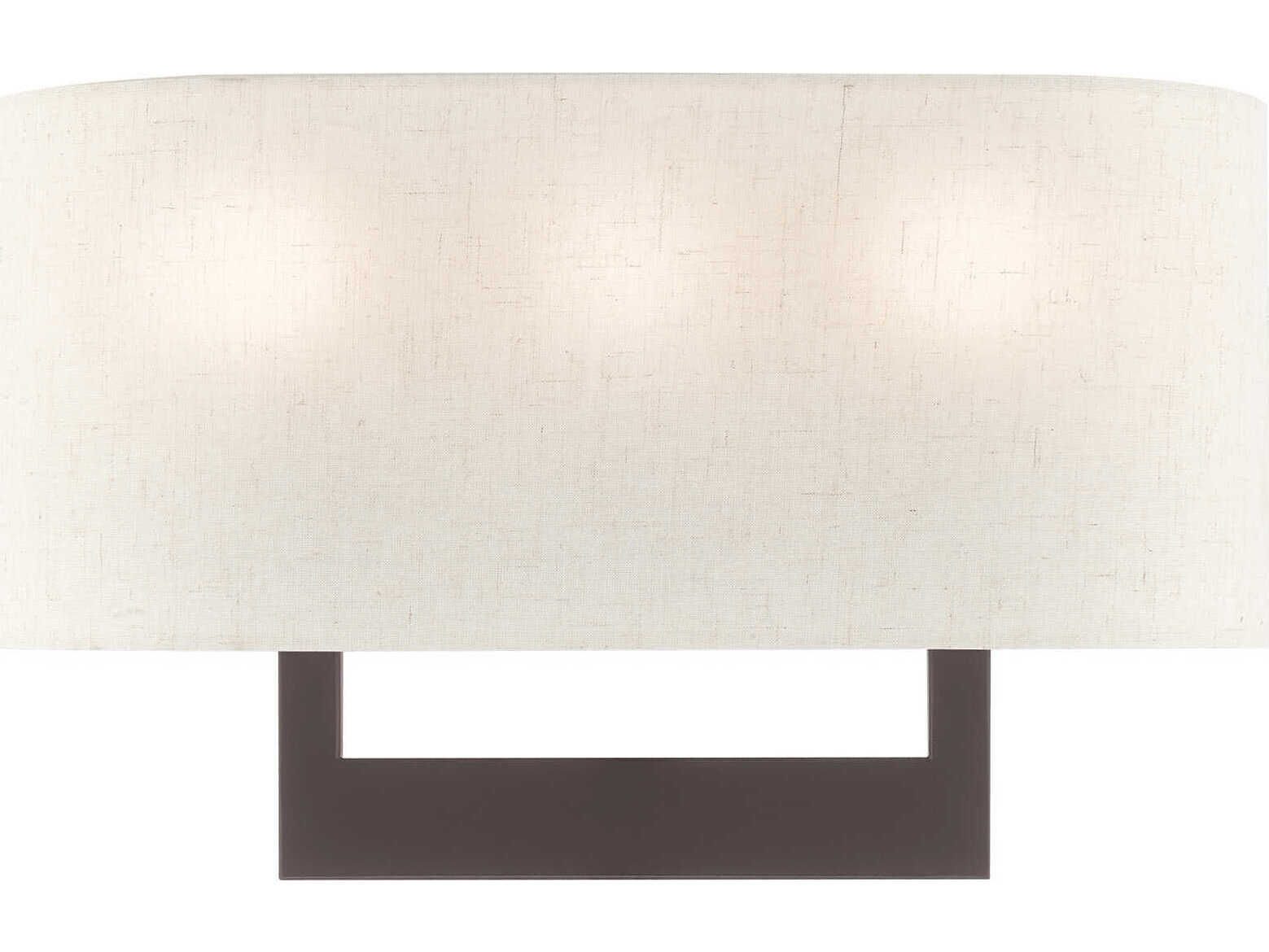 Livex Lighting Hayworth 3-Light Bronze Wall Sconce