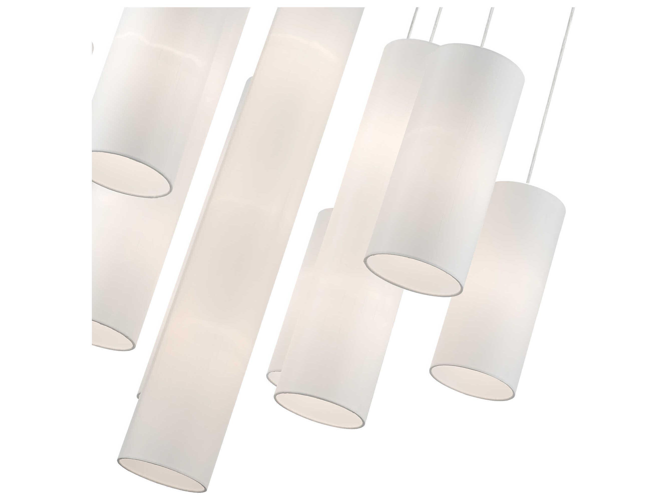 Livex Lighting Strathmore 15-Light Satin Brass Cylinder Pendant