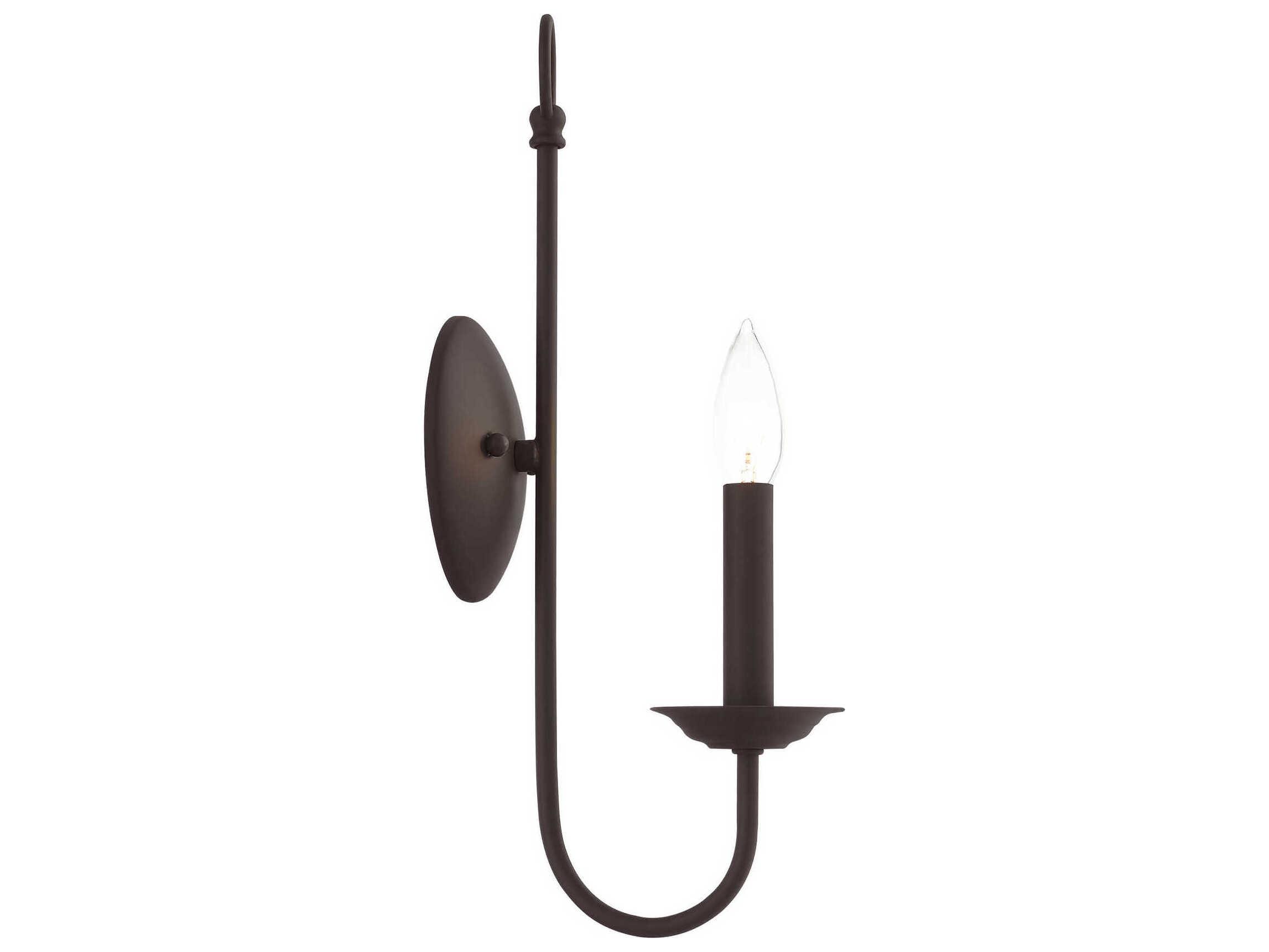 Livex Lighting Estate 1-Light Bronze Wall Sconce