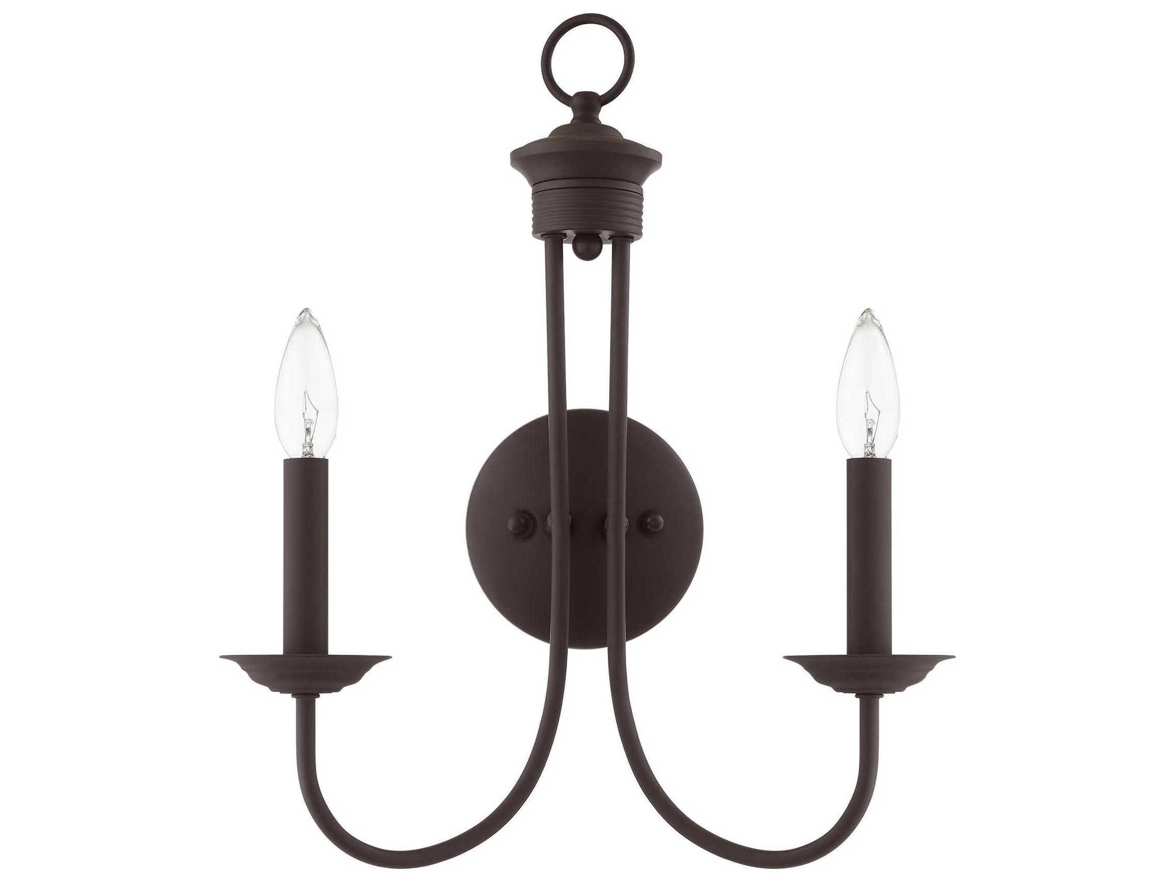 Livex Lighting Estate 2-Light Bronze Wall Sconce