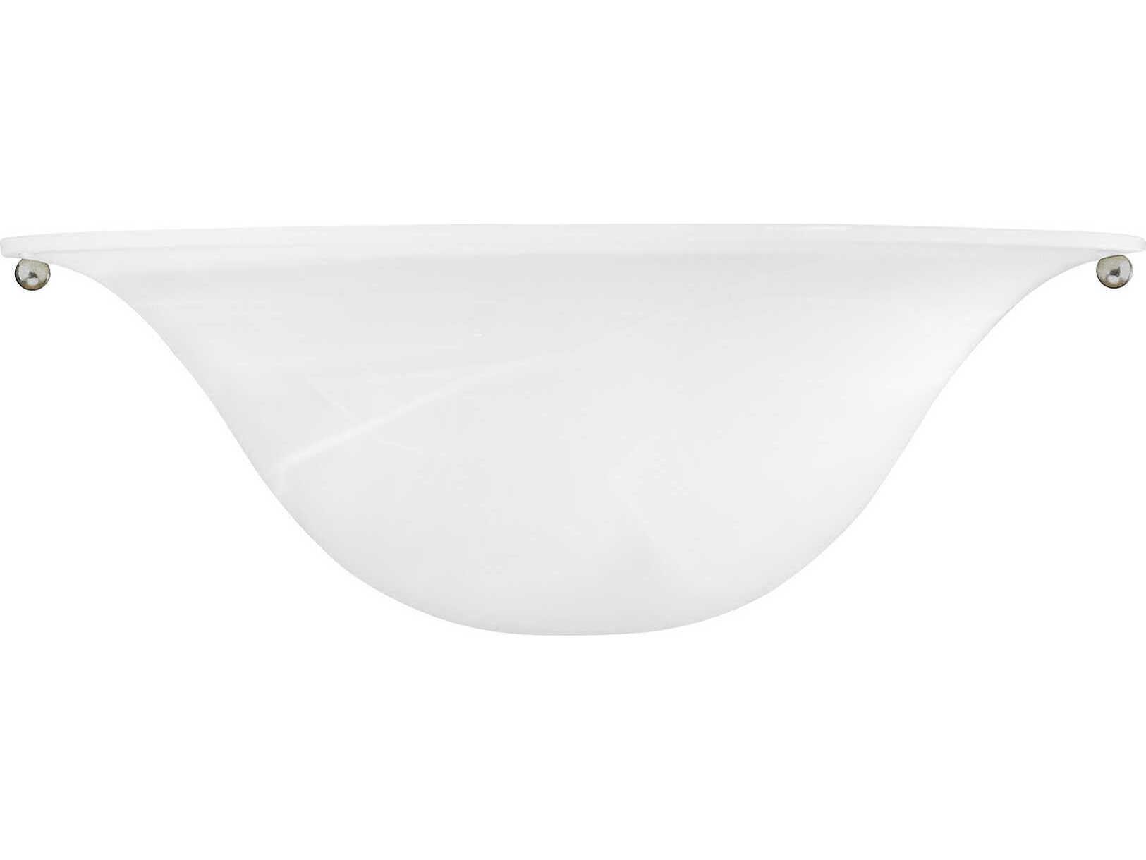 Livex Lighting Wynnewood 1-Light Painted Satin Nickel Glass Wall Sconce