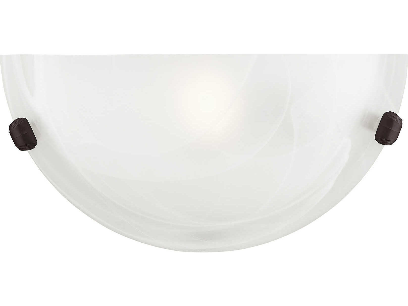 Livex Lighting Oasis 1-Light Bronze Glass Wall Sconce