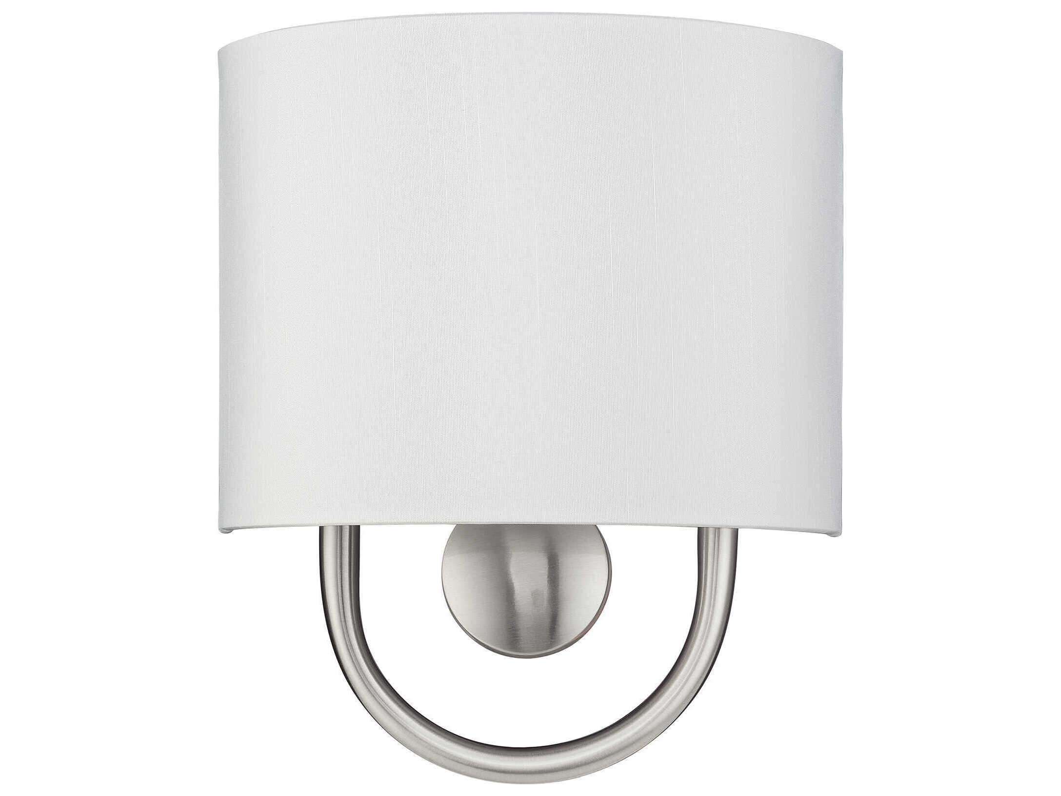 Livex Lighting Stratton 1-Light Brushed Nickel Wall Sconce