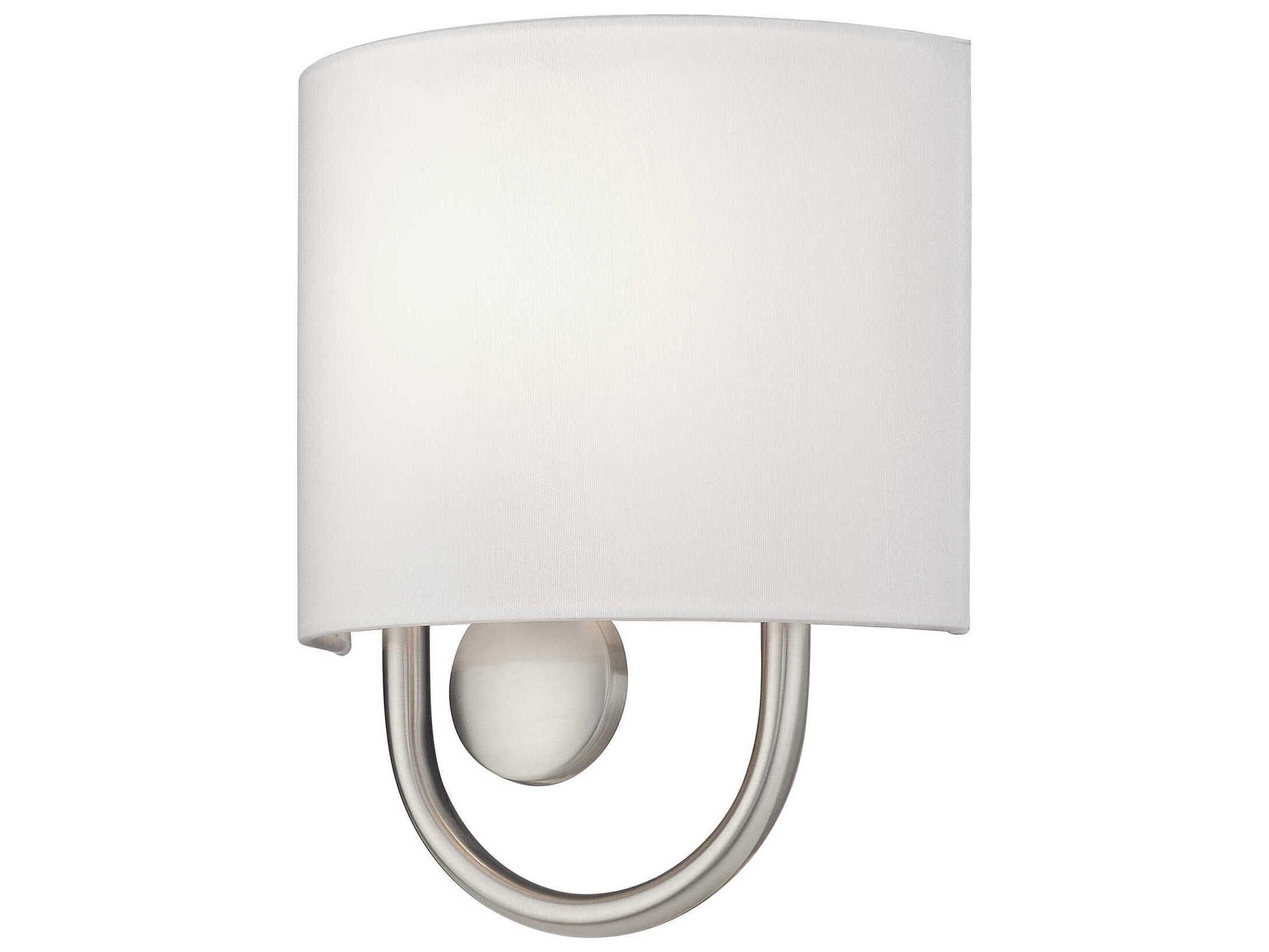 Livex Lighting Stratton 1-Light Brushed Nickel Wall Sconce