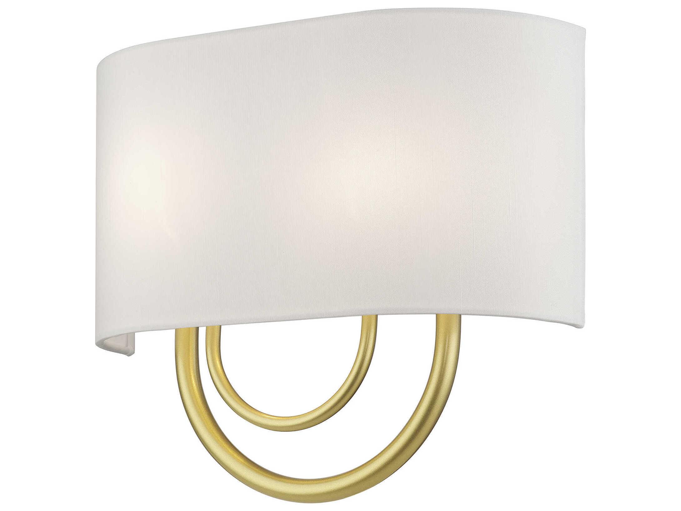 Livex Lighting Stratton 2-Light Soft Gold Wall Sconce