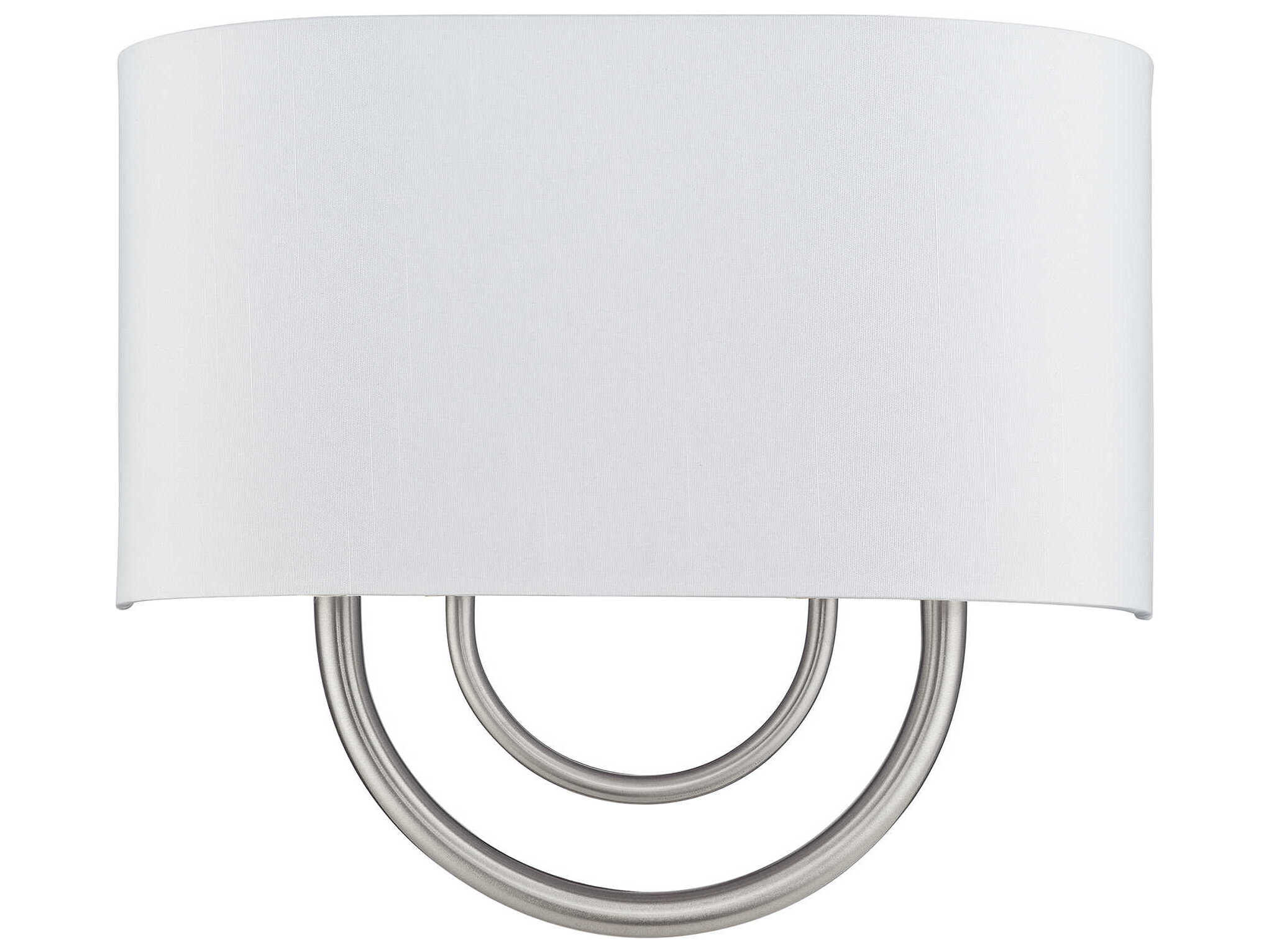 Livex Lighting Stratton 2-Light Brushed Nickel Wall Sconce