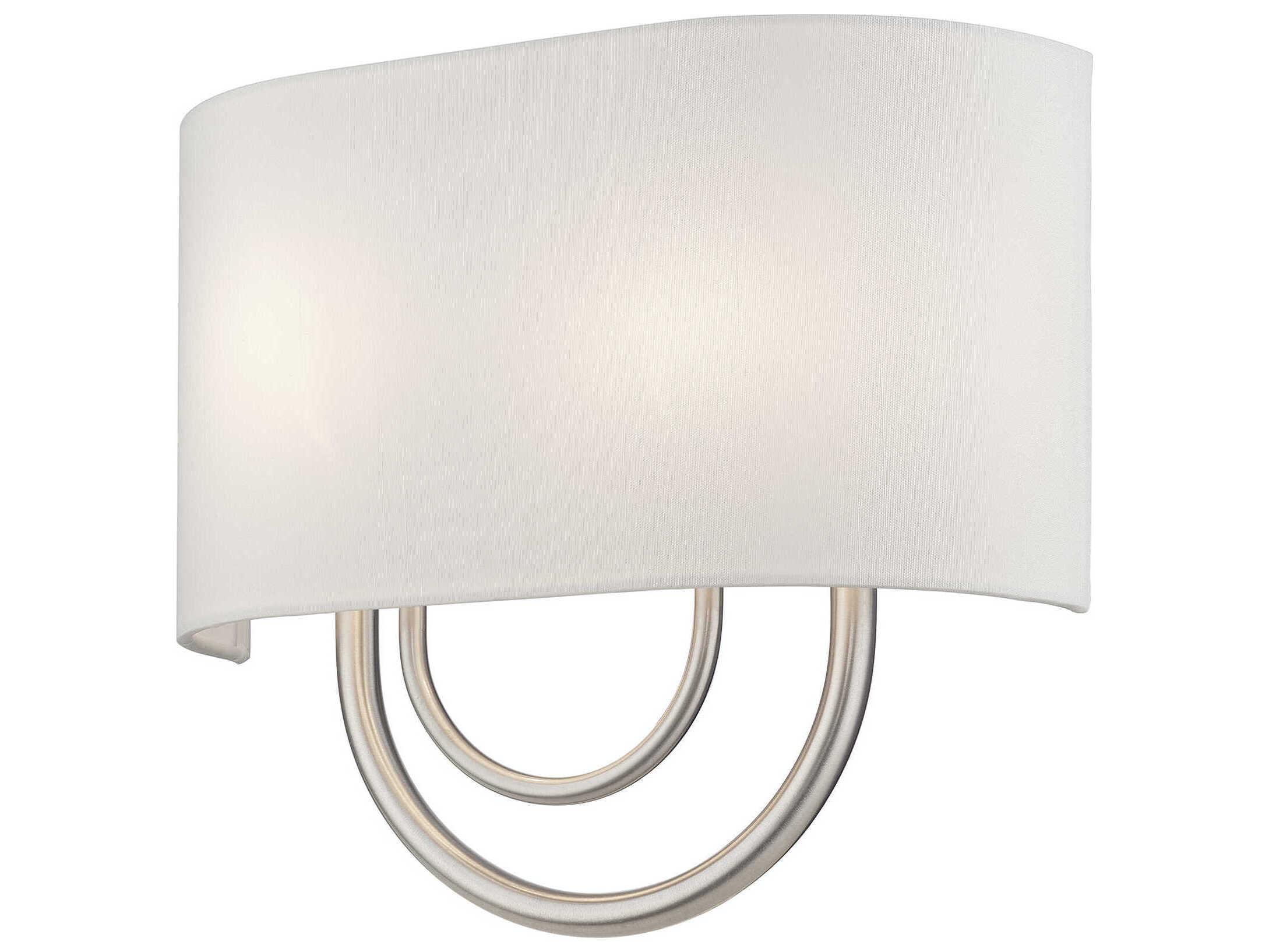 Livex Lighting Stratton 2-Light Brushed Nickel Wall Sconce