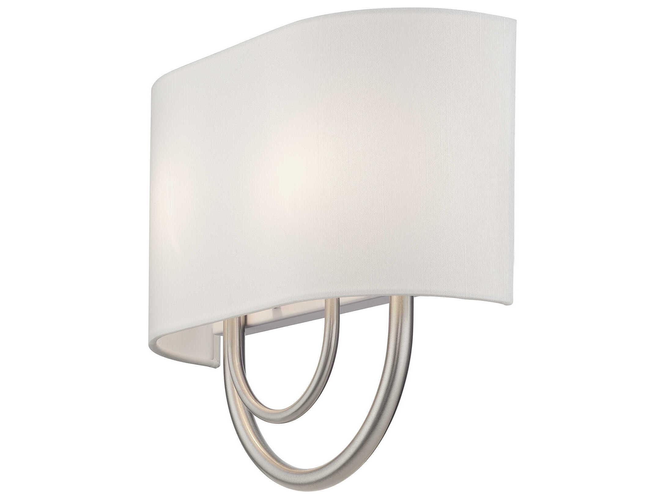 Livex Lighting Stratton 2-Light Brushed Nickel Wall Sconce