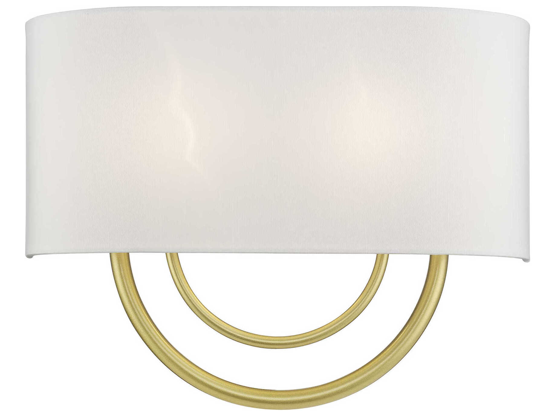 Livex Lighting Stratton 2-Light Soft Gold Wall Sconce