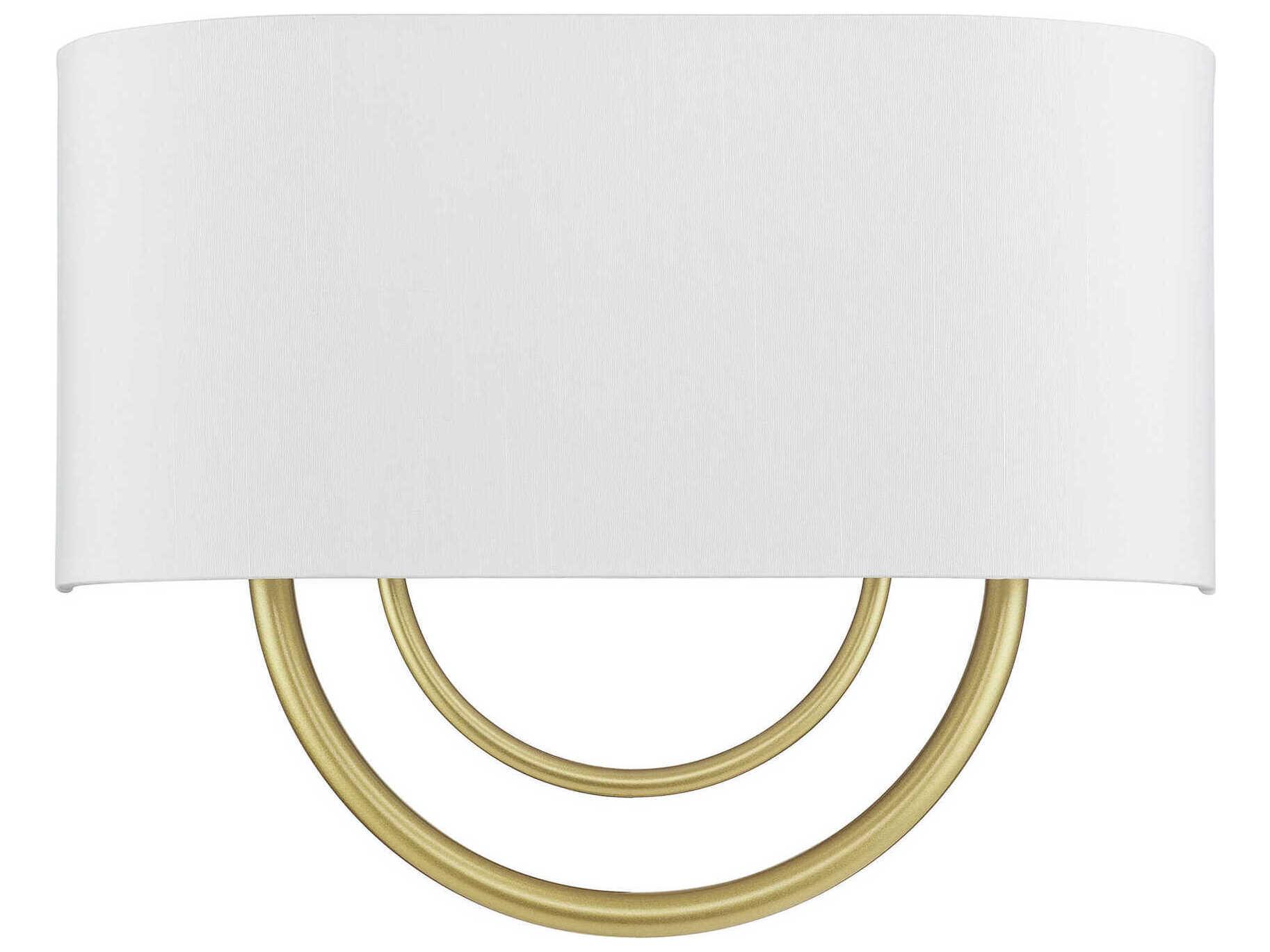 Livex Lighting Stratton 2-Light Soft Gold Wall Sconce