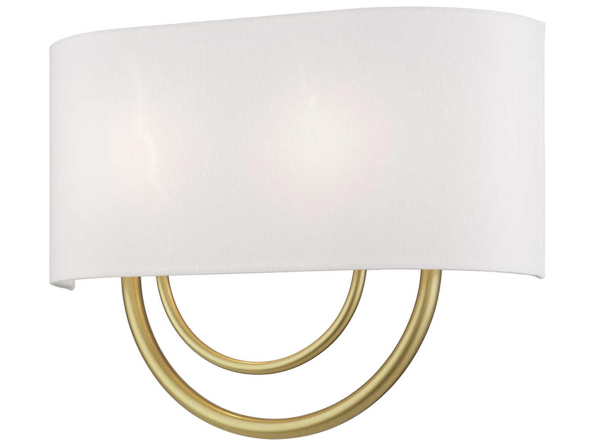 Livex Lighting Stratton 2-Light Soft Gold Wall Sconce