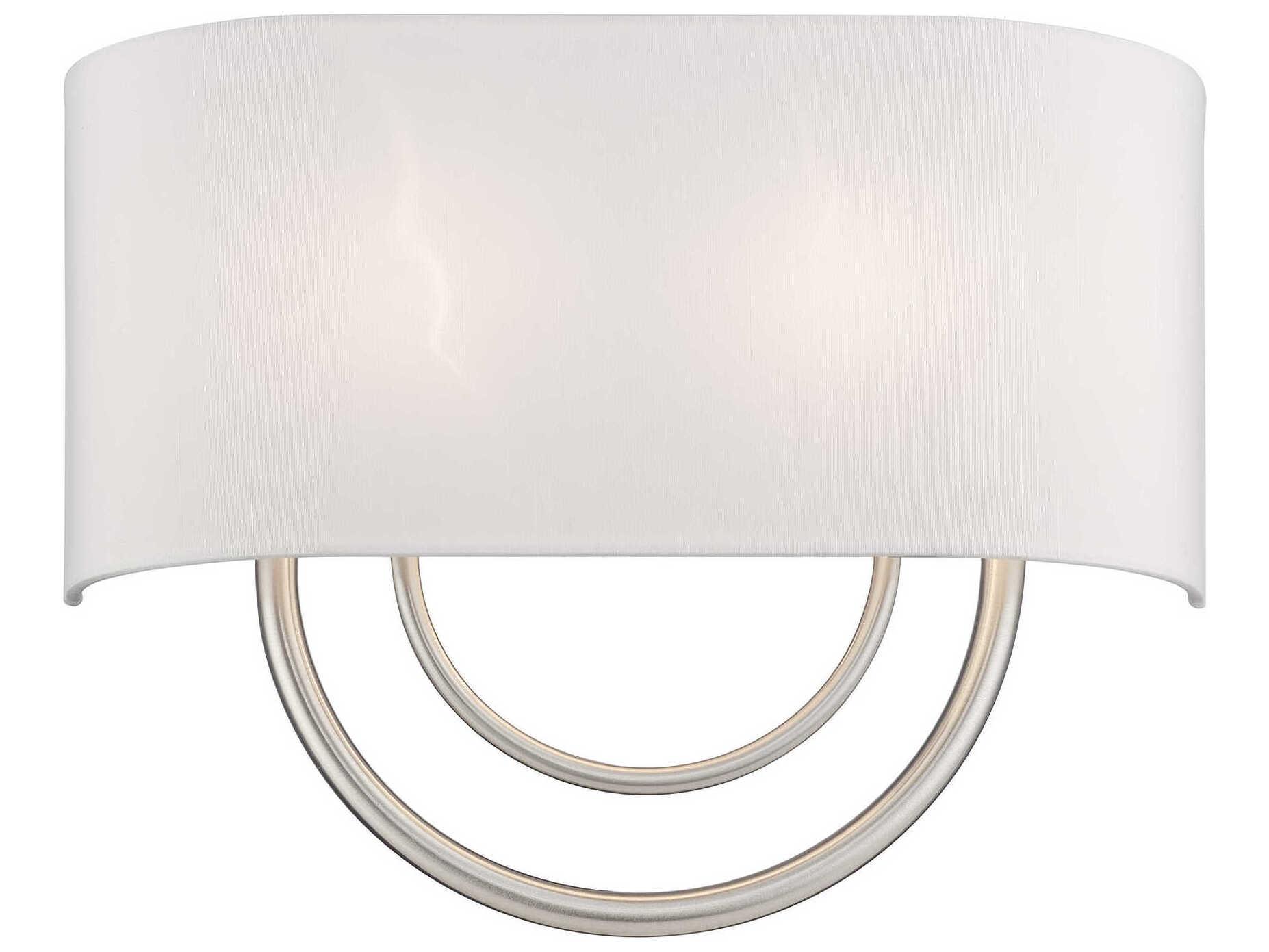 Livex Lighting Stratton 2-Light Brushed Nickel Wall Sconce