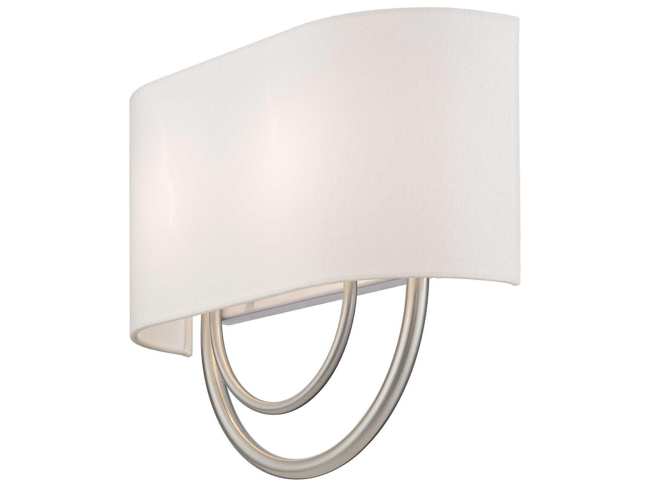 Livex Lighting Stratton 2-Light Brushed Nickel Wall Sconce