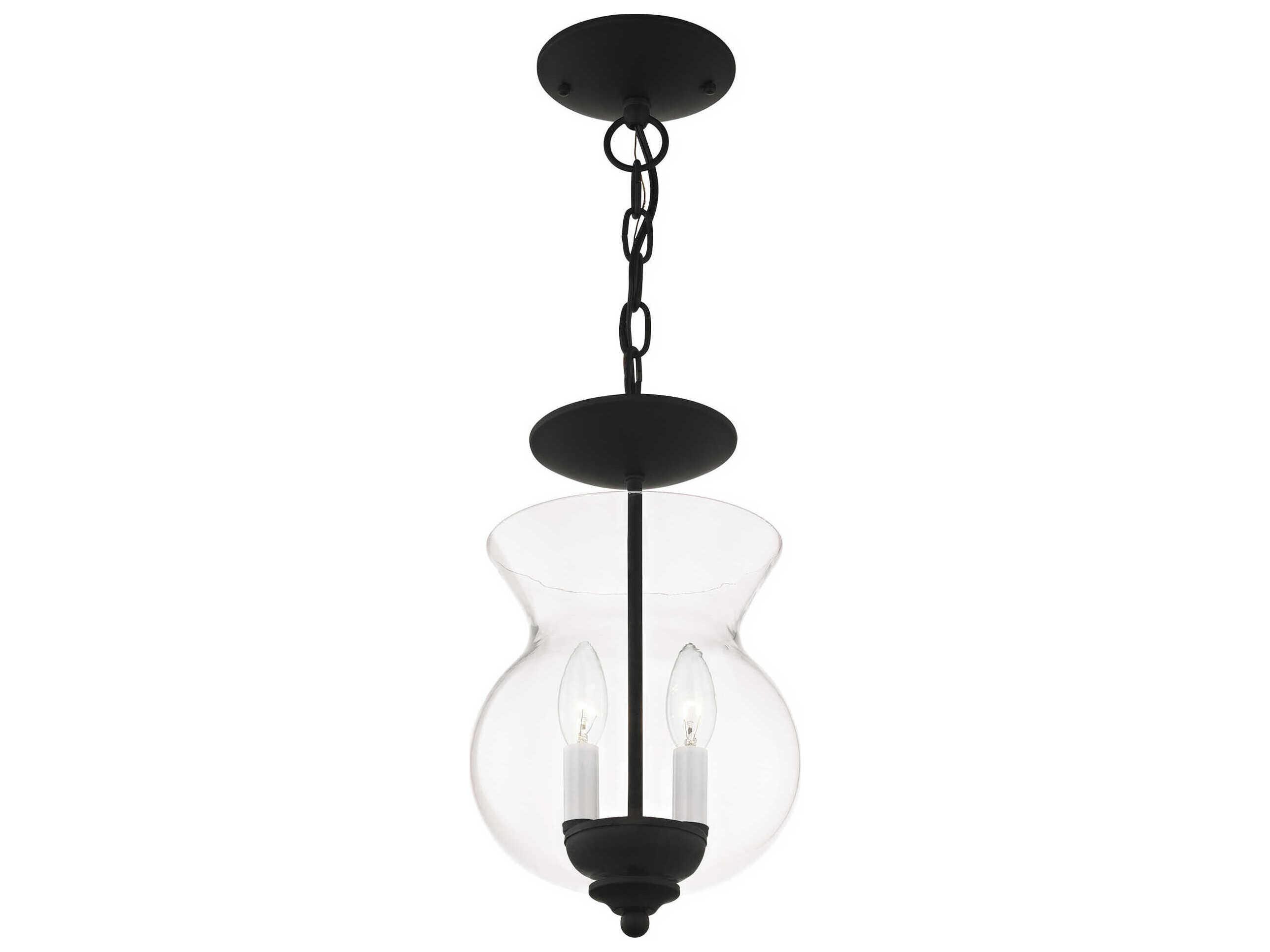 Livex Lighting Legacy 2-Light Black Mini Pendant