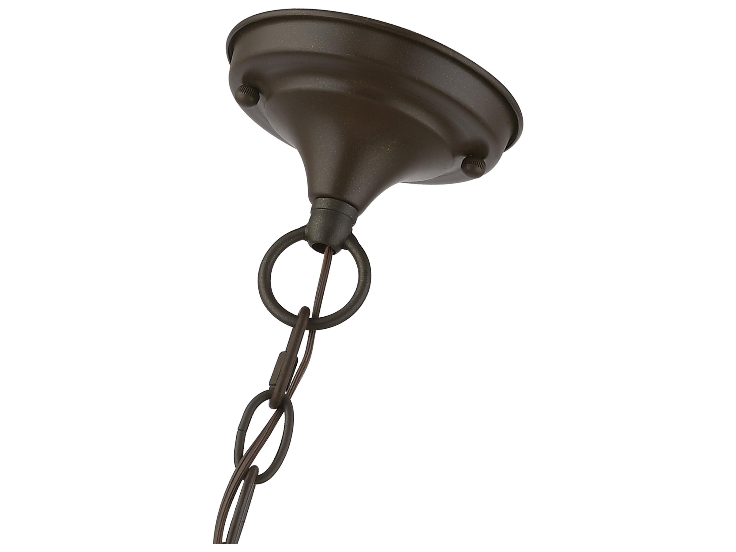 Livex Lighting Livingston 4-Light Black Traditional Pendant