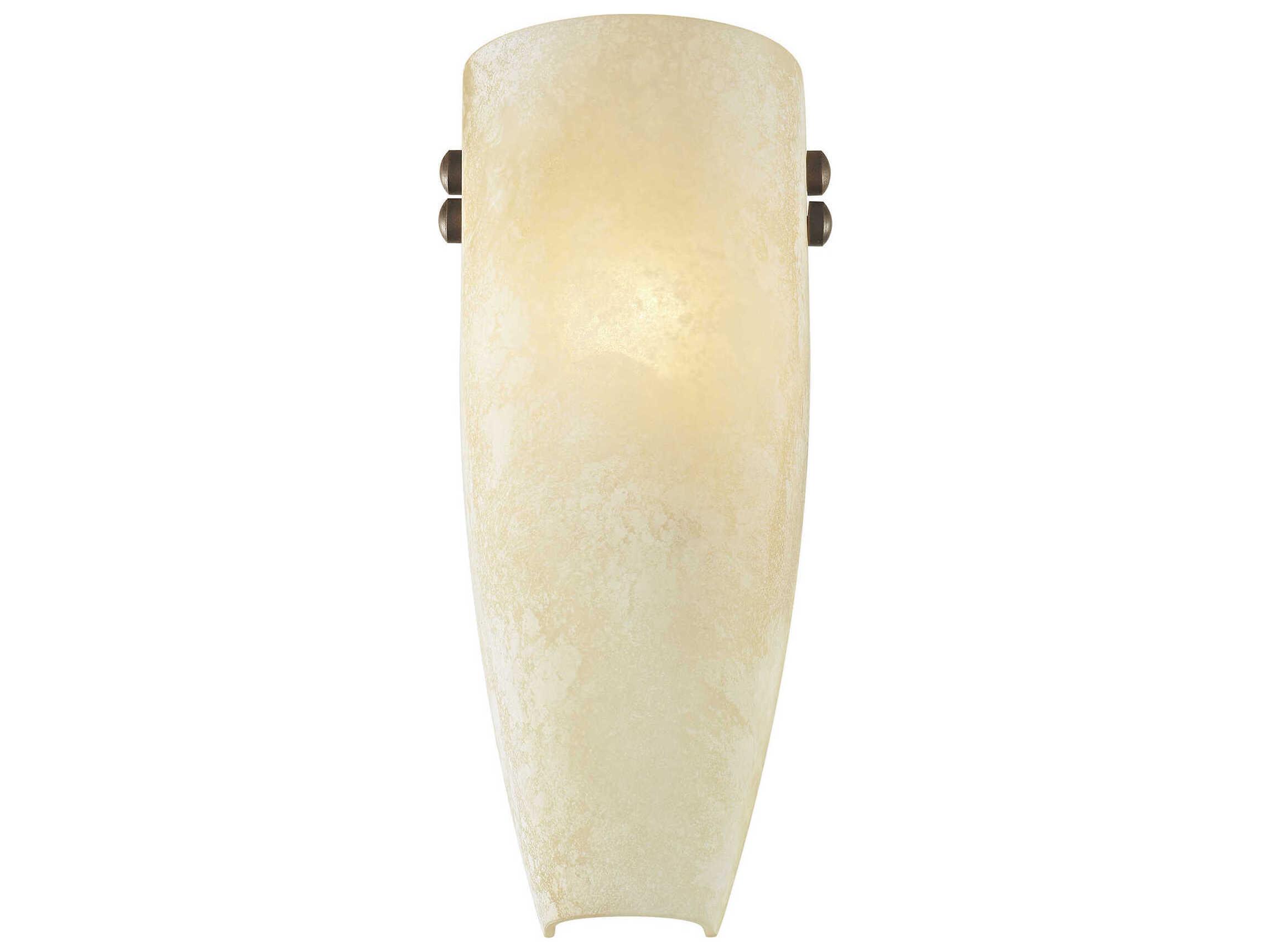 Livex Lighting Coronado 1-Light Imperial Bronze Glass Wall Sconce